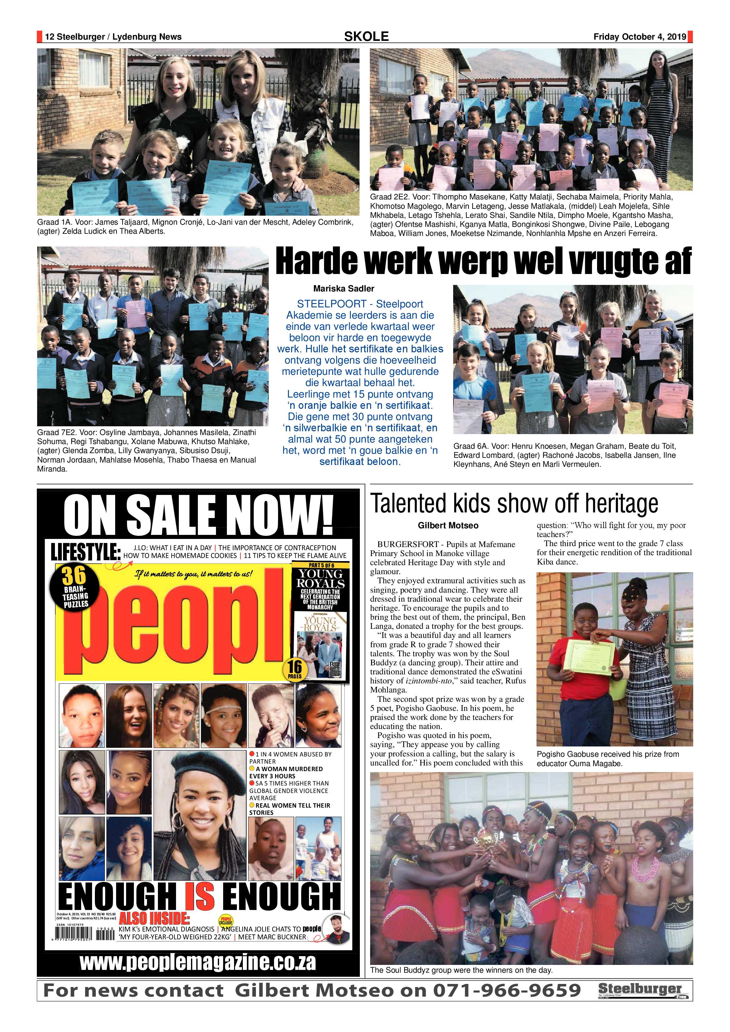 Steelburger News 4 October 2019 page 12