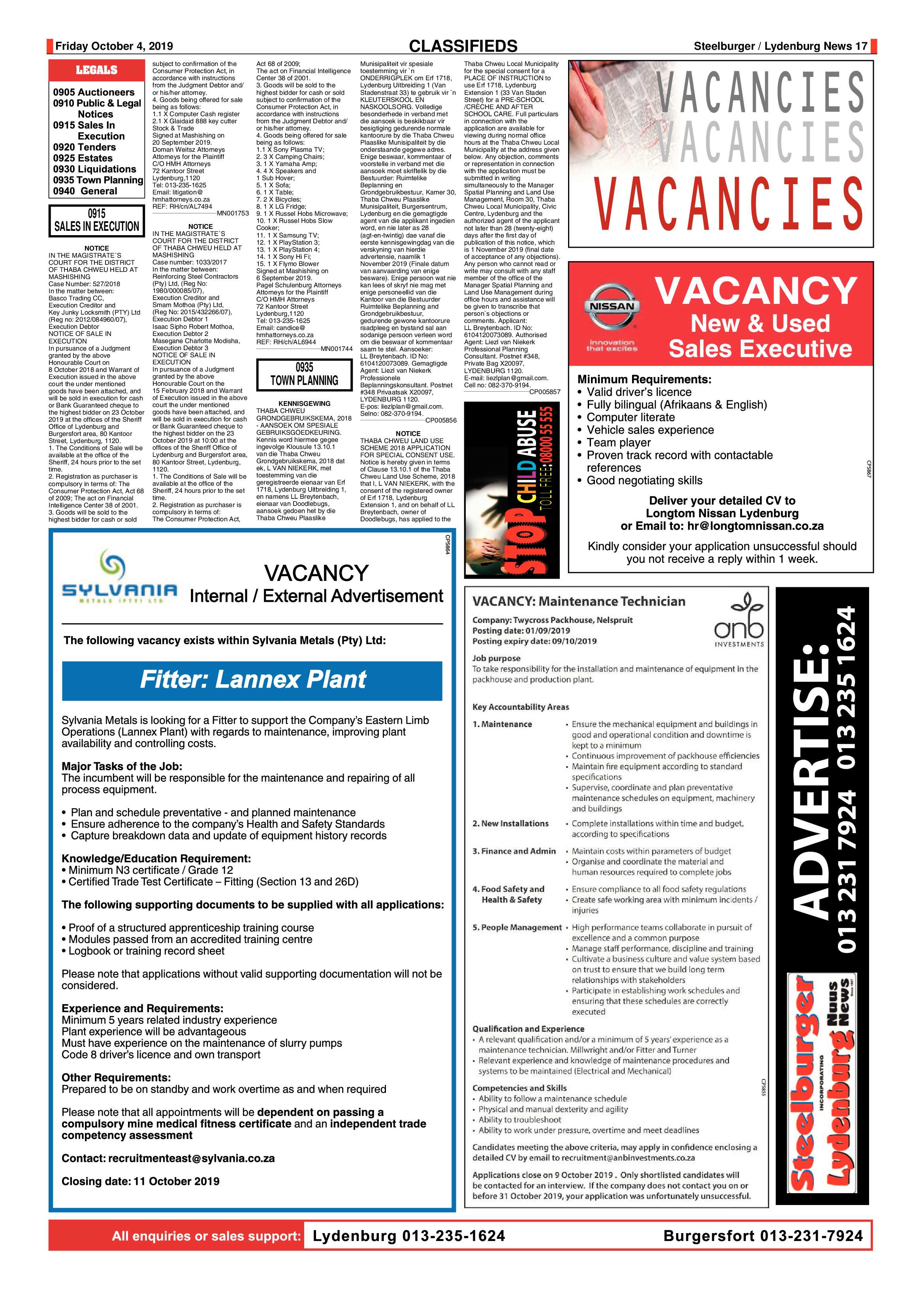 Steelburger News 4 October 2019 page 17