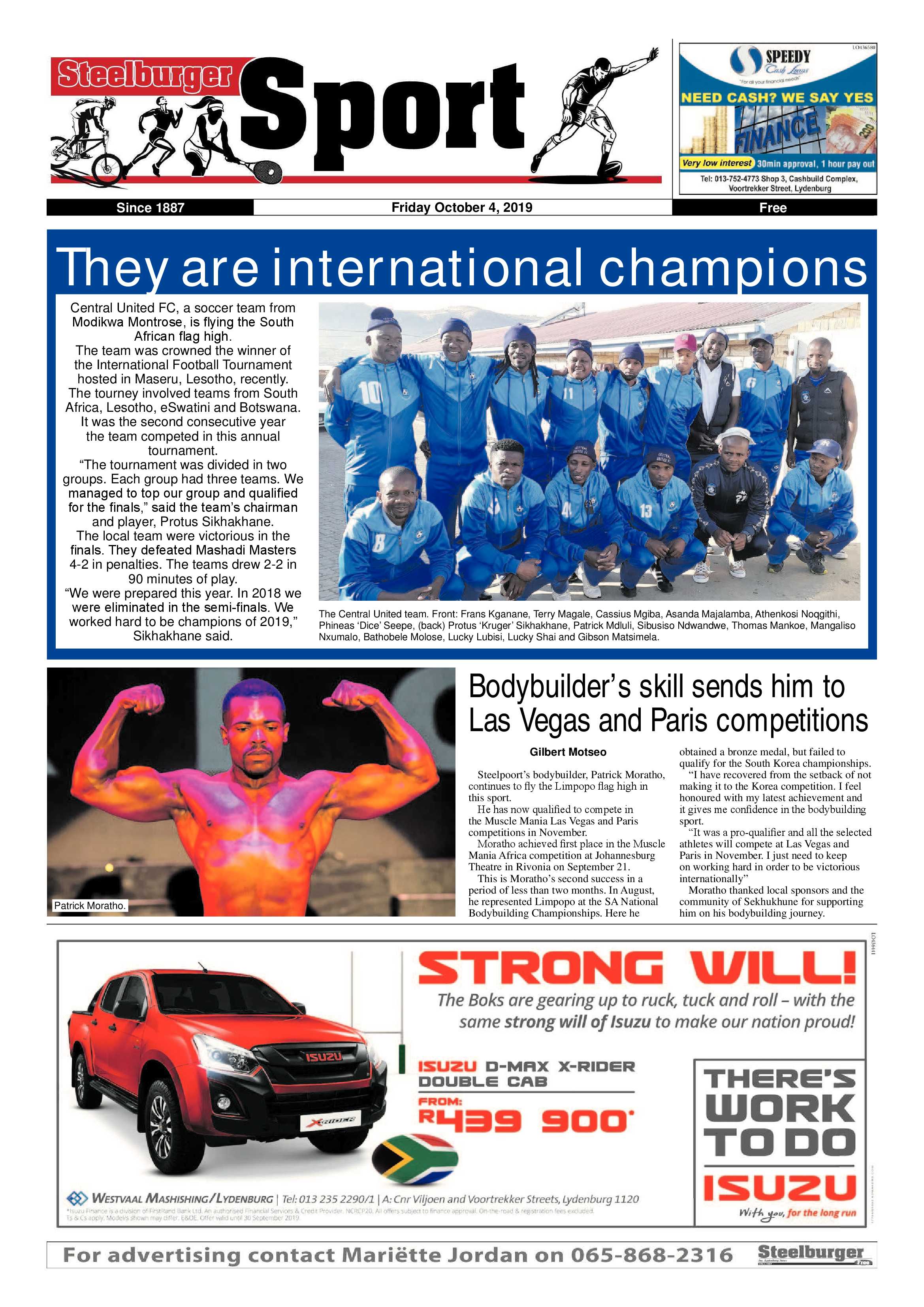 Steelburger News 4 October 2019 page 20
