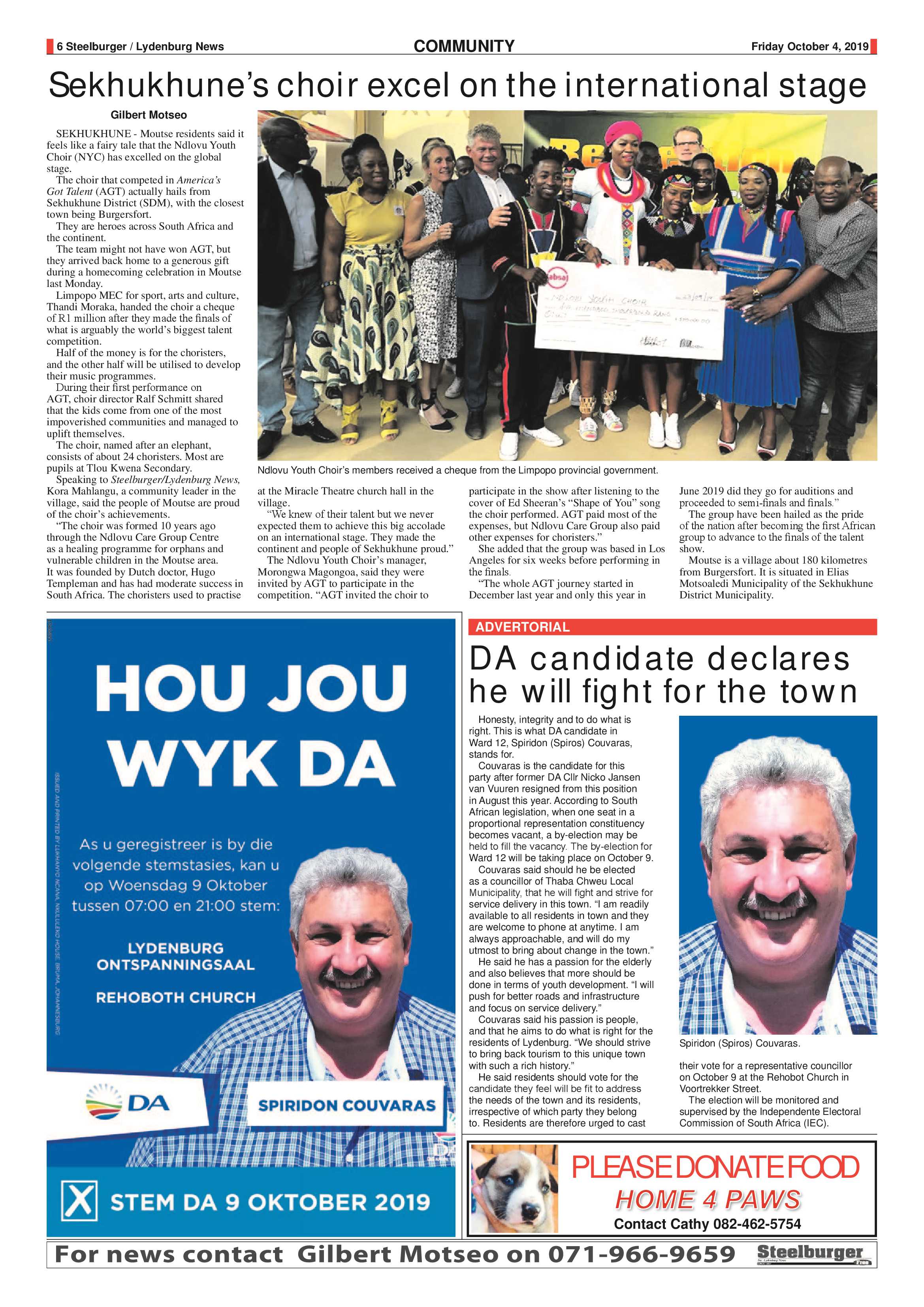 Steelburger News 4 October 2019 page 6