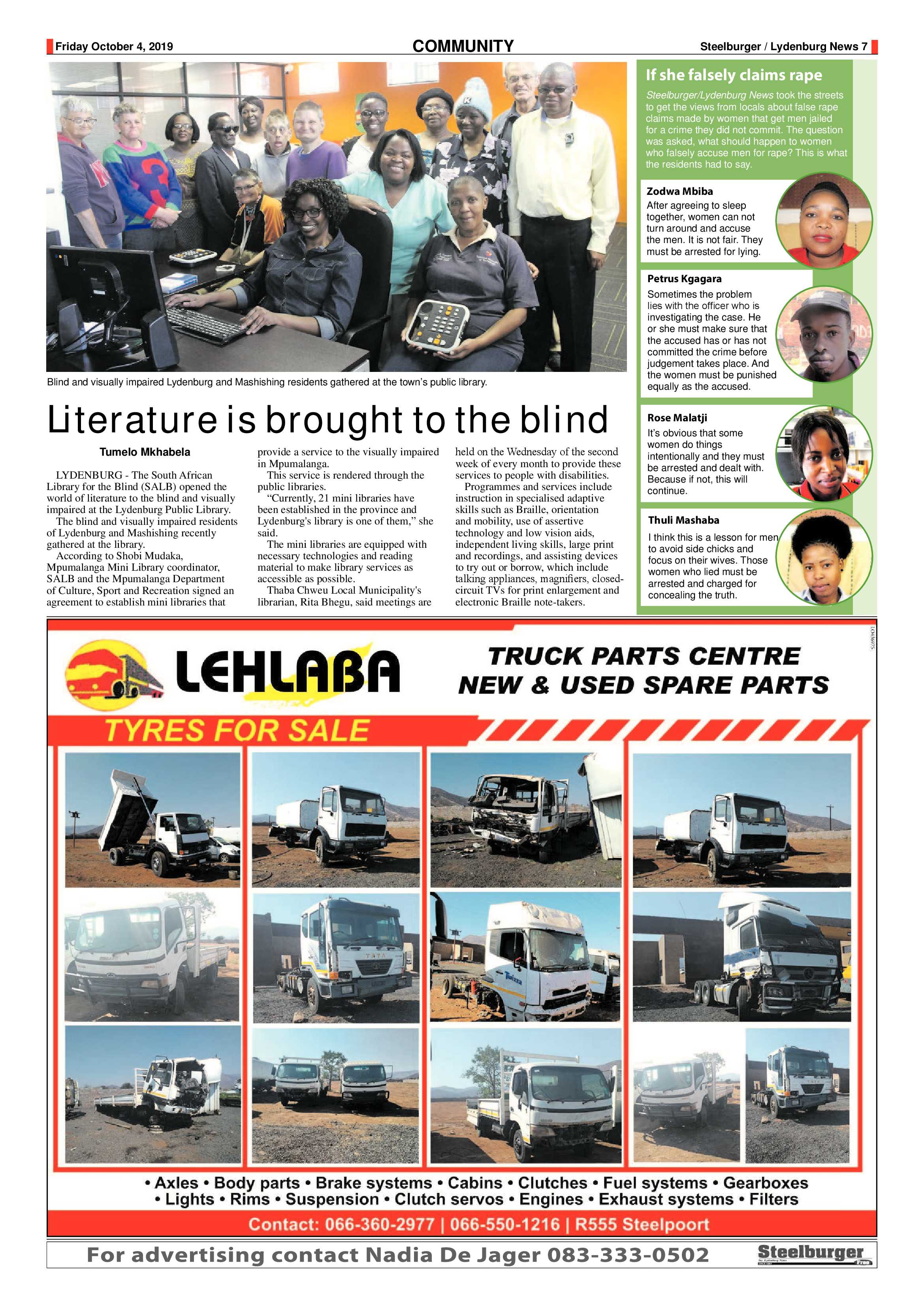 Steelburger News 4 October 2019 page 7