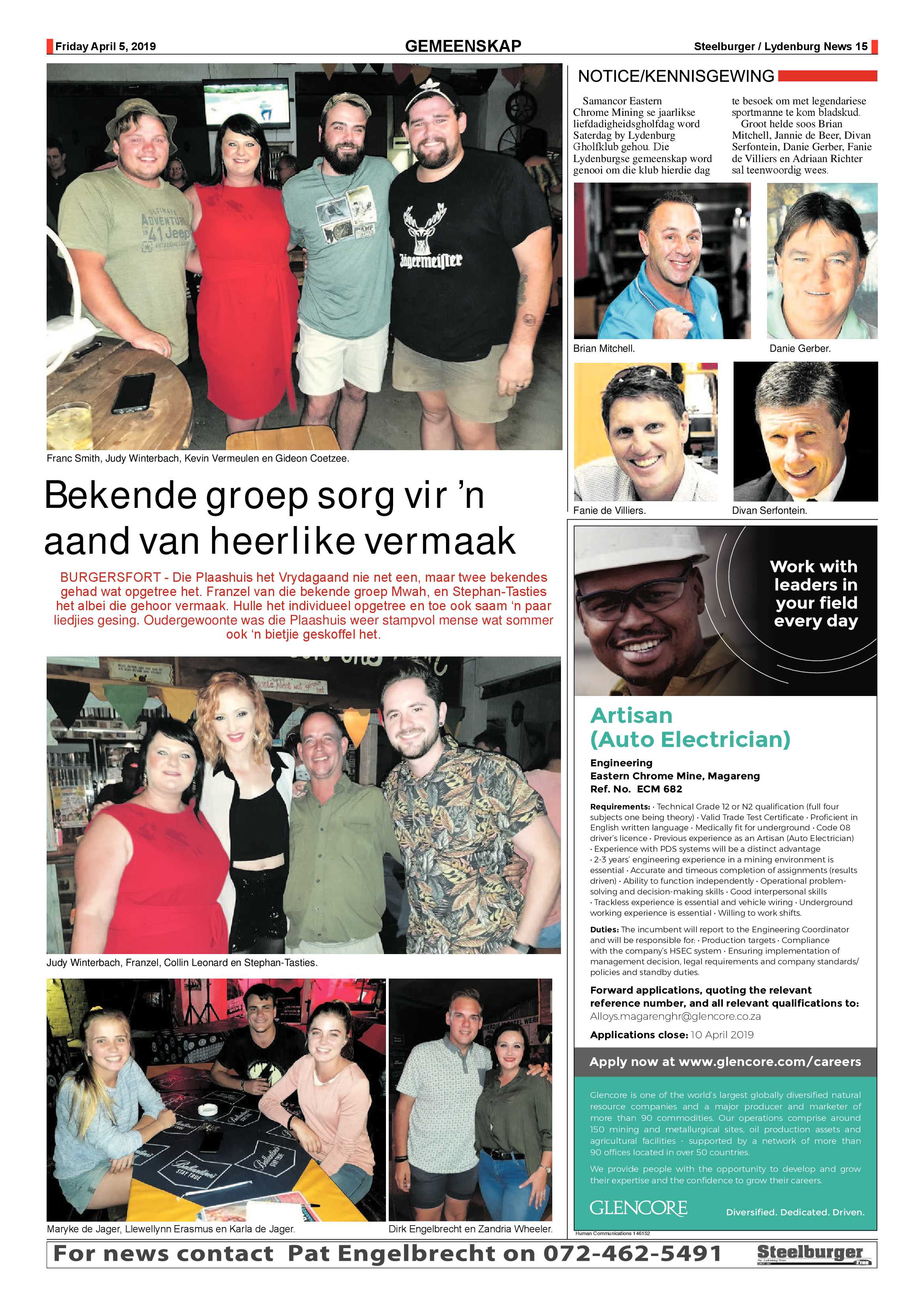 Steelburger News 5 April 2019 page 15