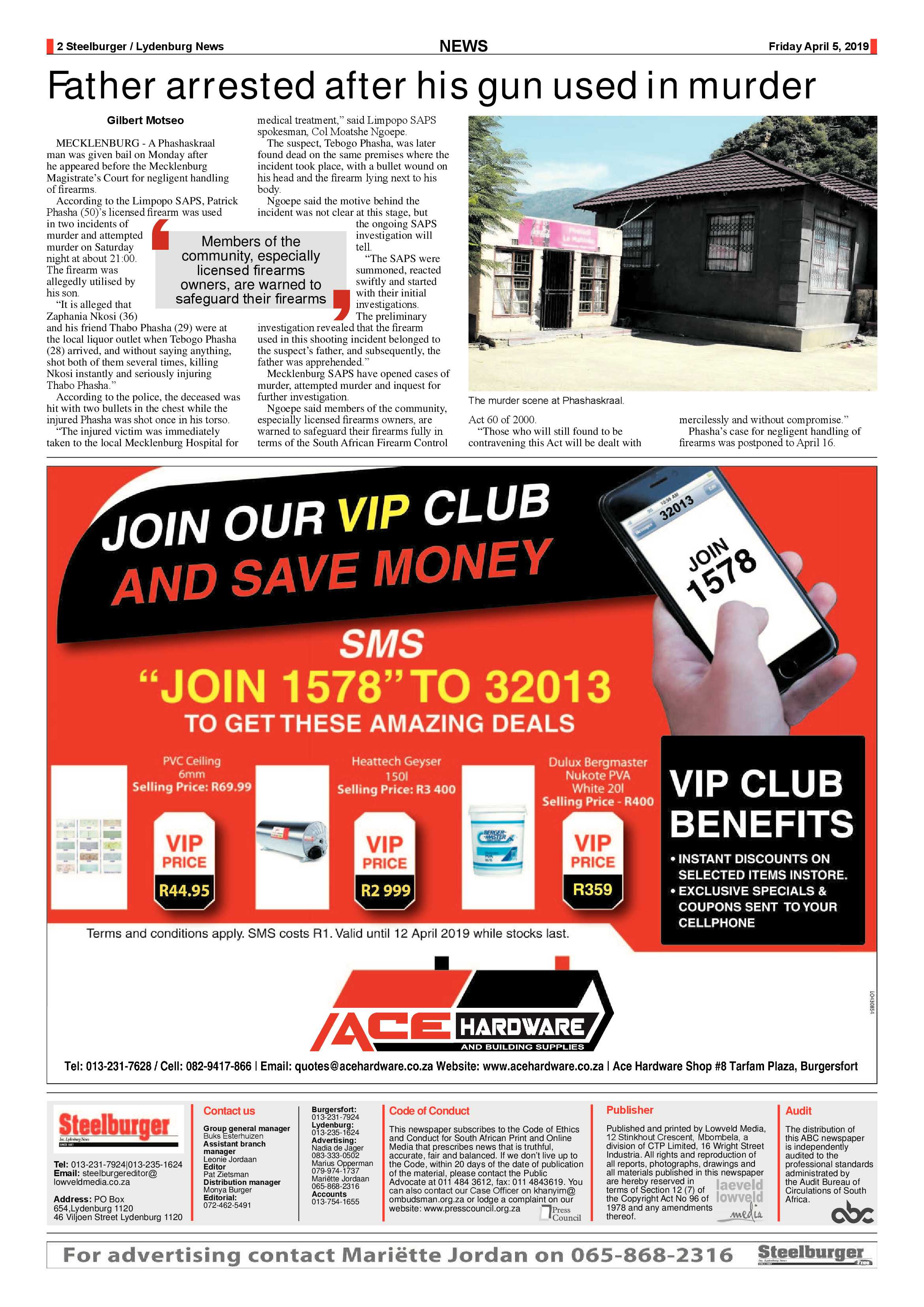 Steelburger News 5 April 2019 page 2