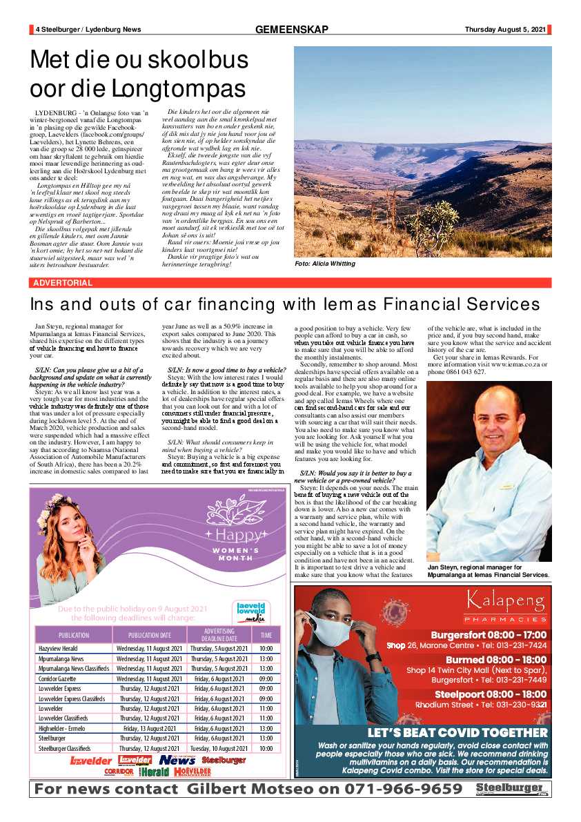 Steelburger News 5 August 2021 page 4