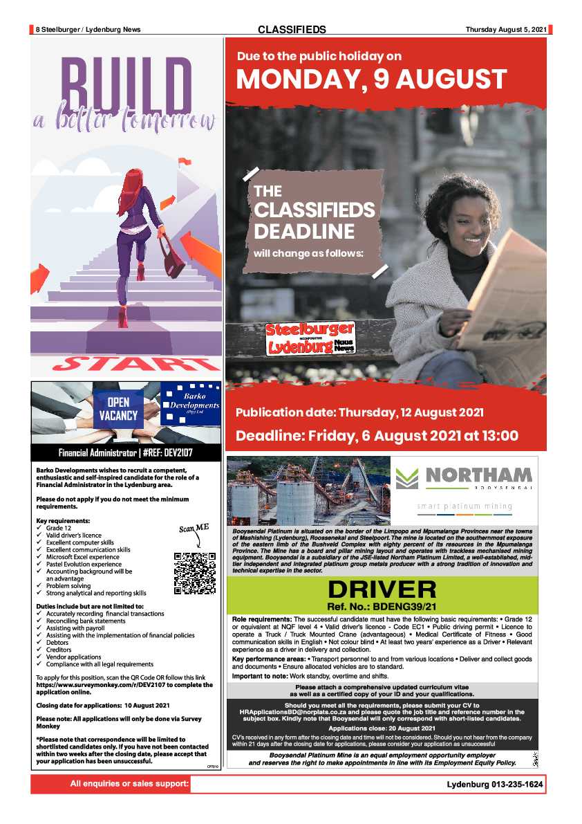 Steelburger News 5 August 2021 page 8