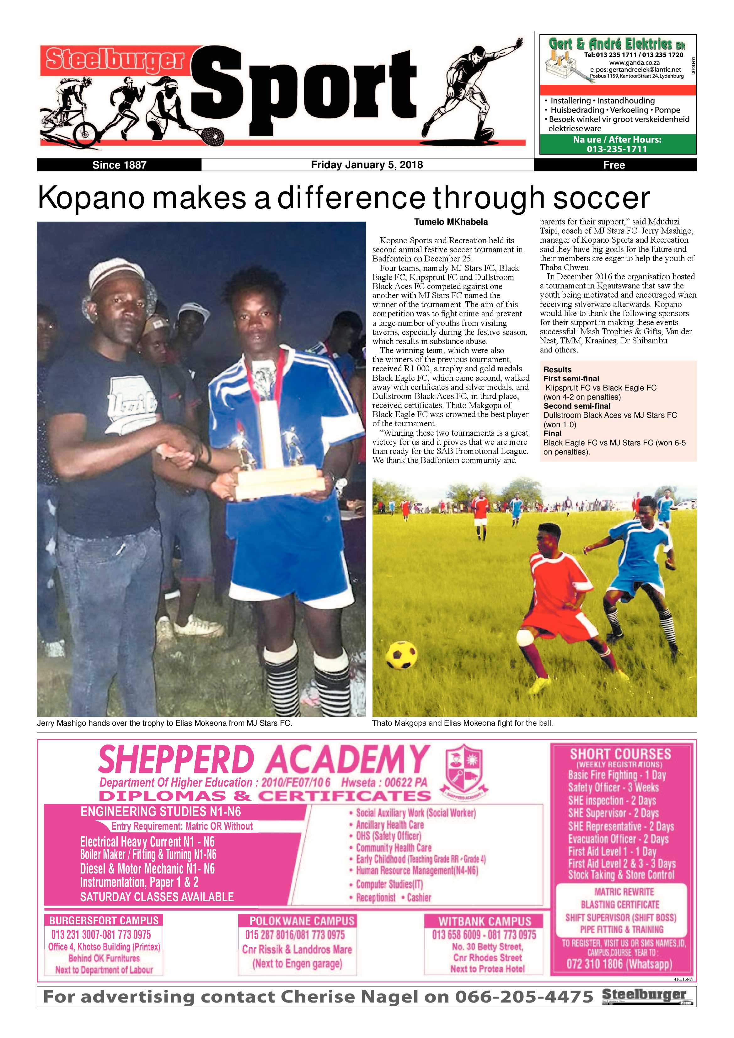 Steelburger News 5 January 2017 page 12