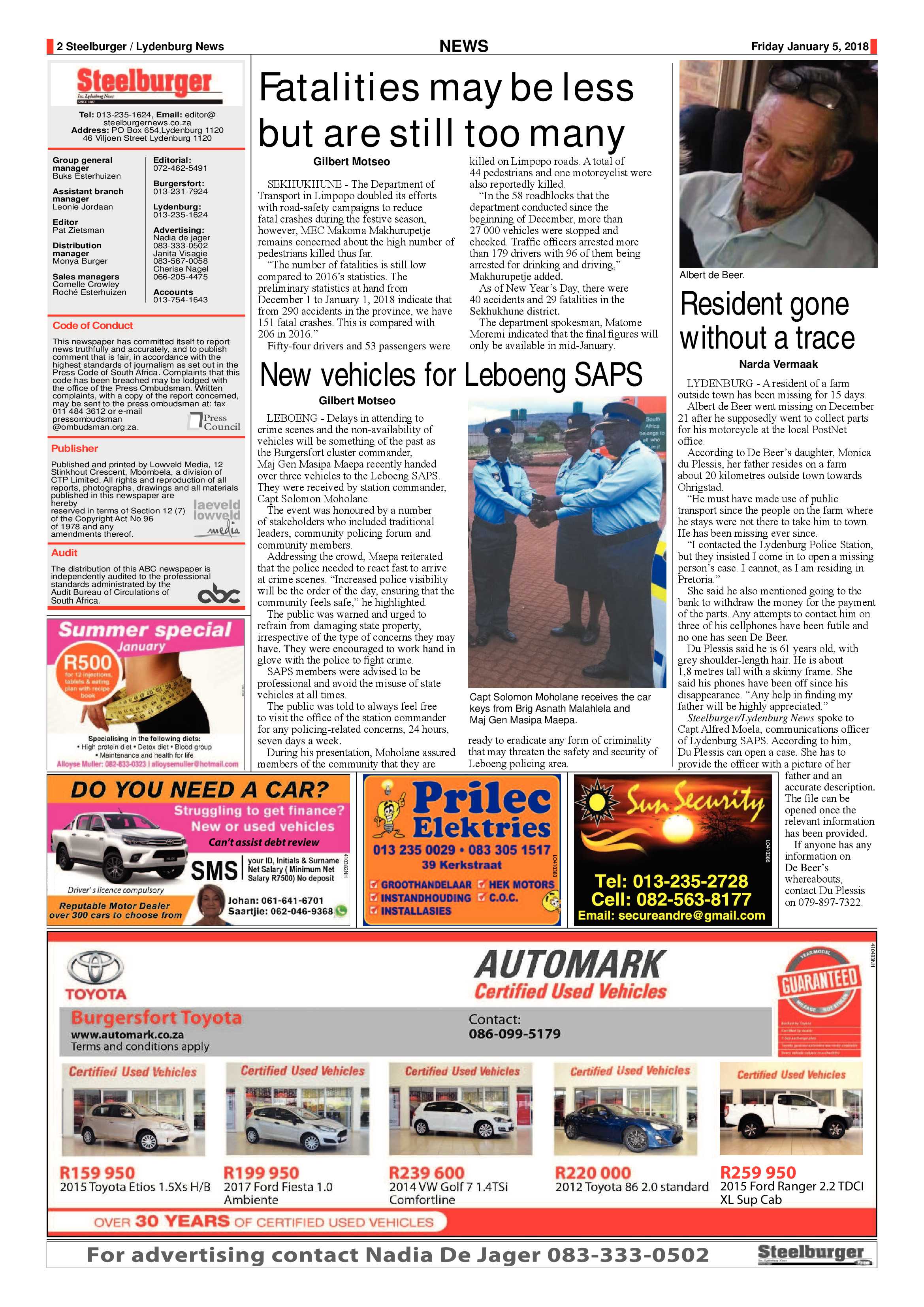 Steelburger News 5 January 2017 page 2