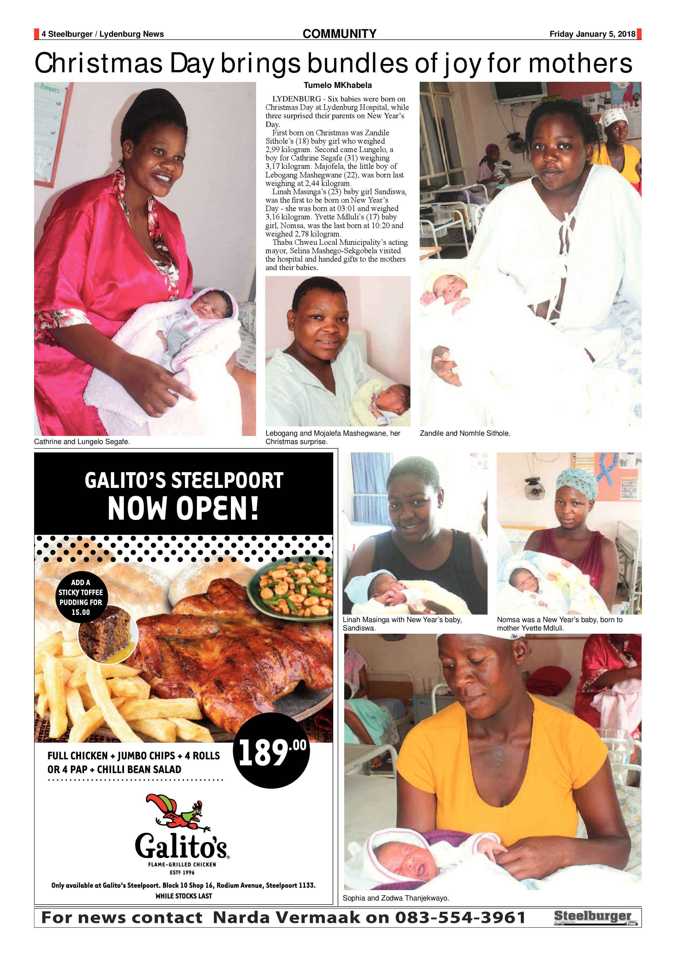 Steelburger News 5 January 2017 page 4