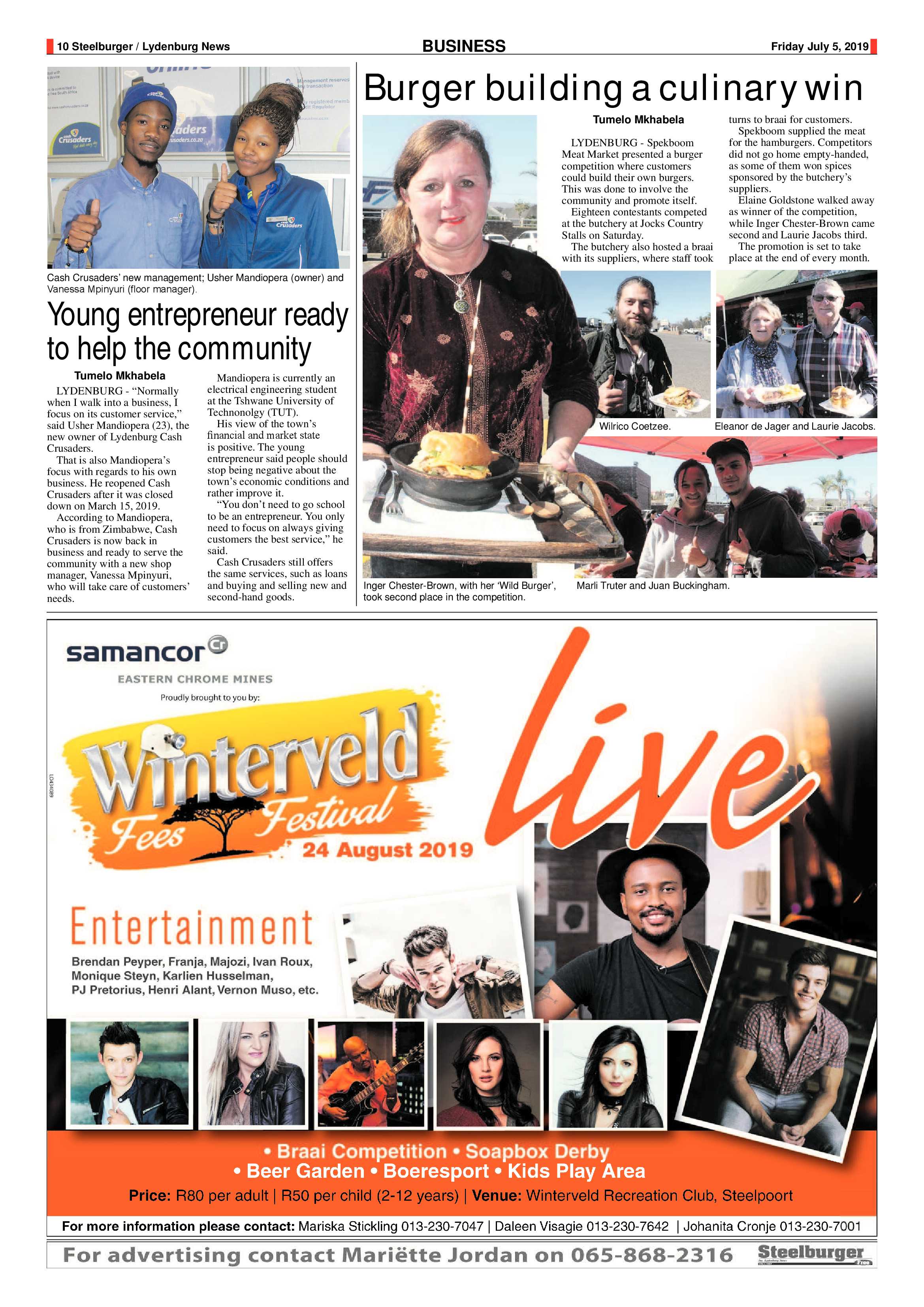 Steelburger News 5 July 2019 page 10