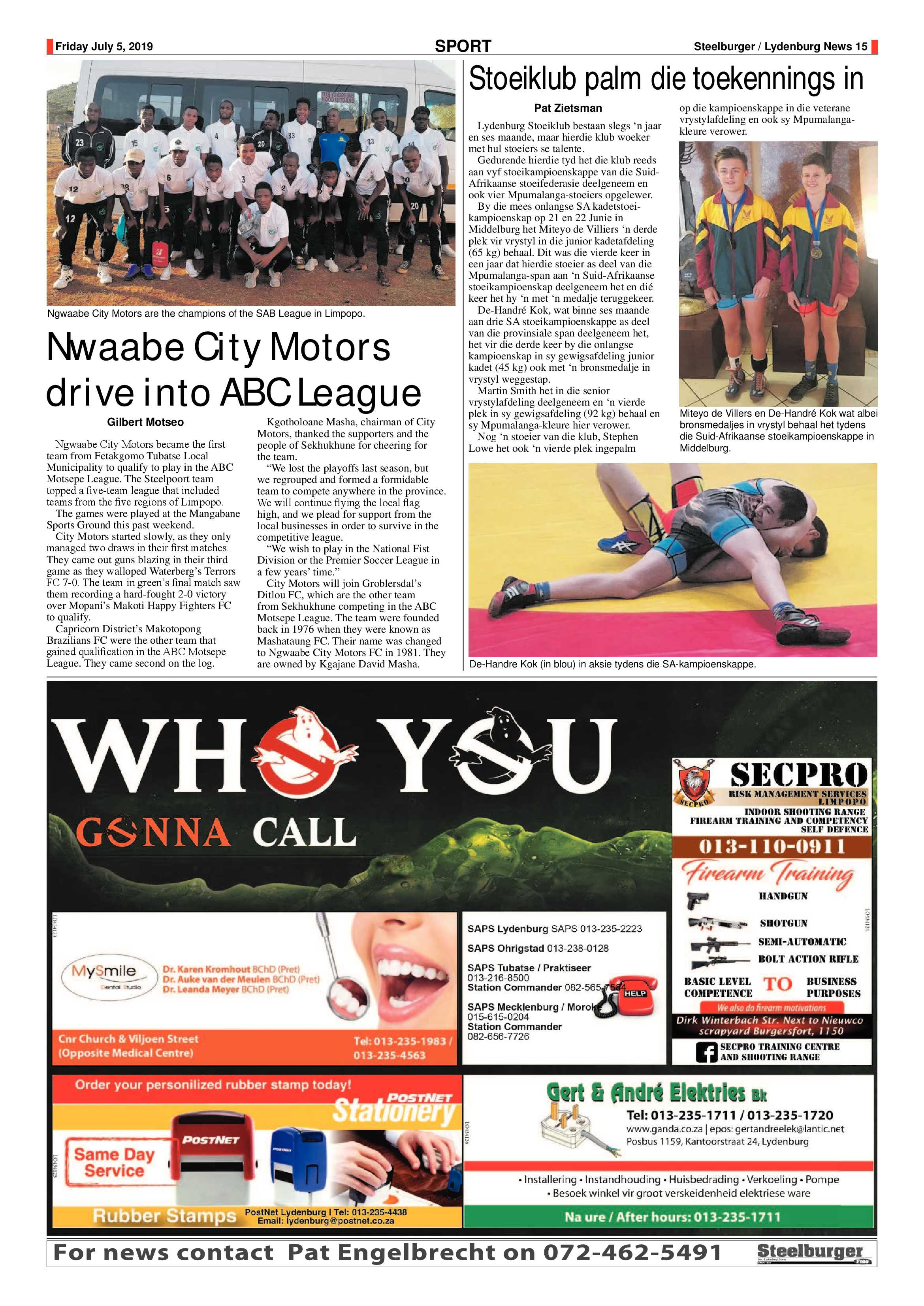 Steelburger News 5 July 2019 page 15