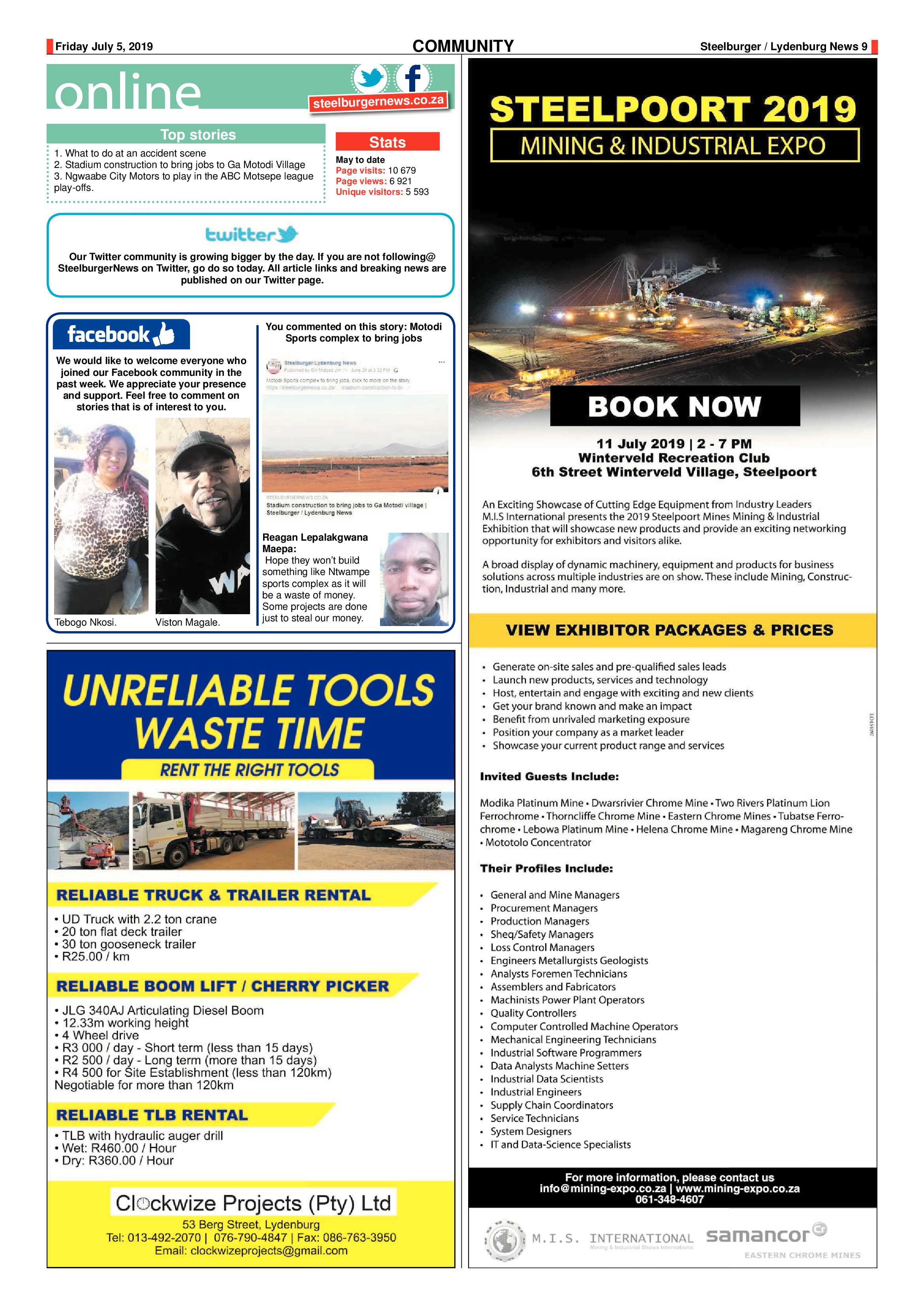 Steelburger News 5 July 2019 page 9