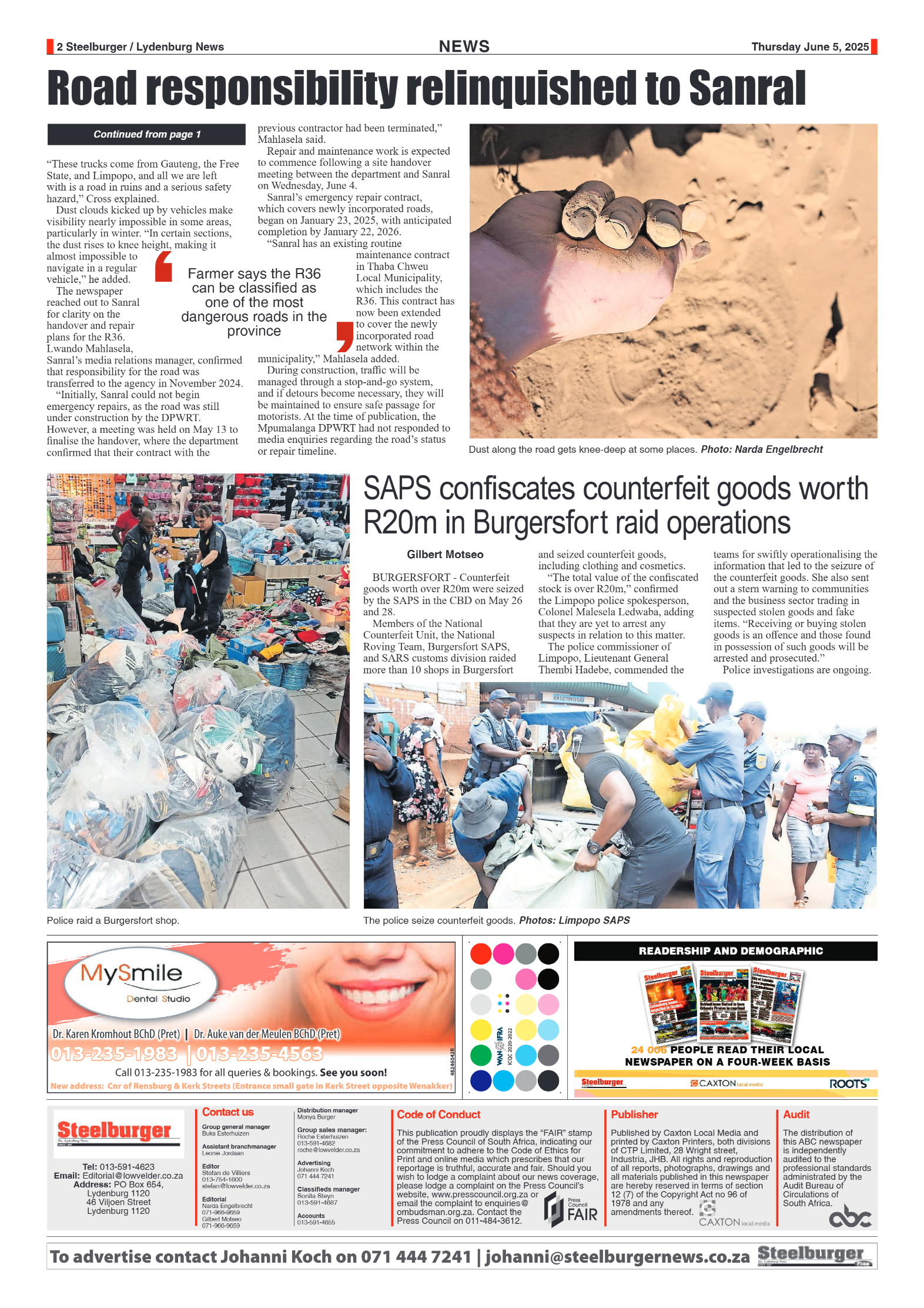 Steelburger News 5 June 2025 page 2