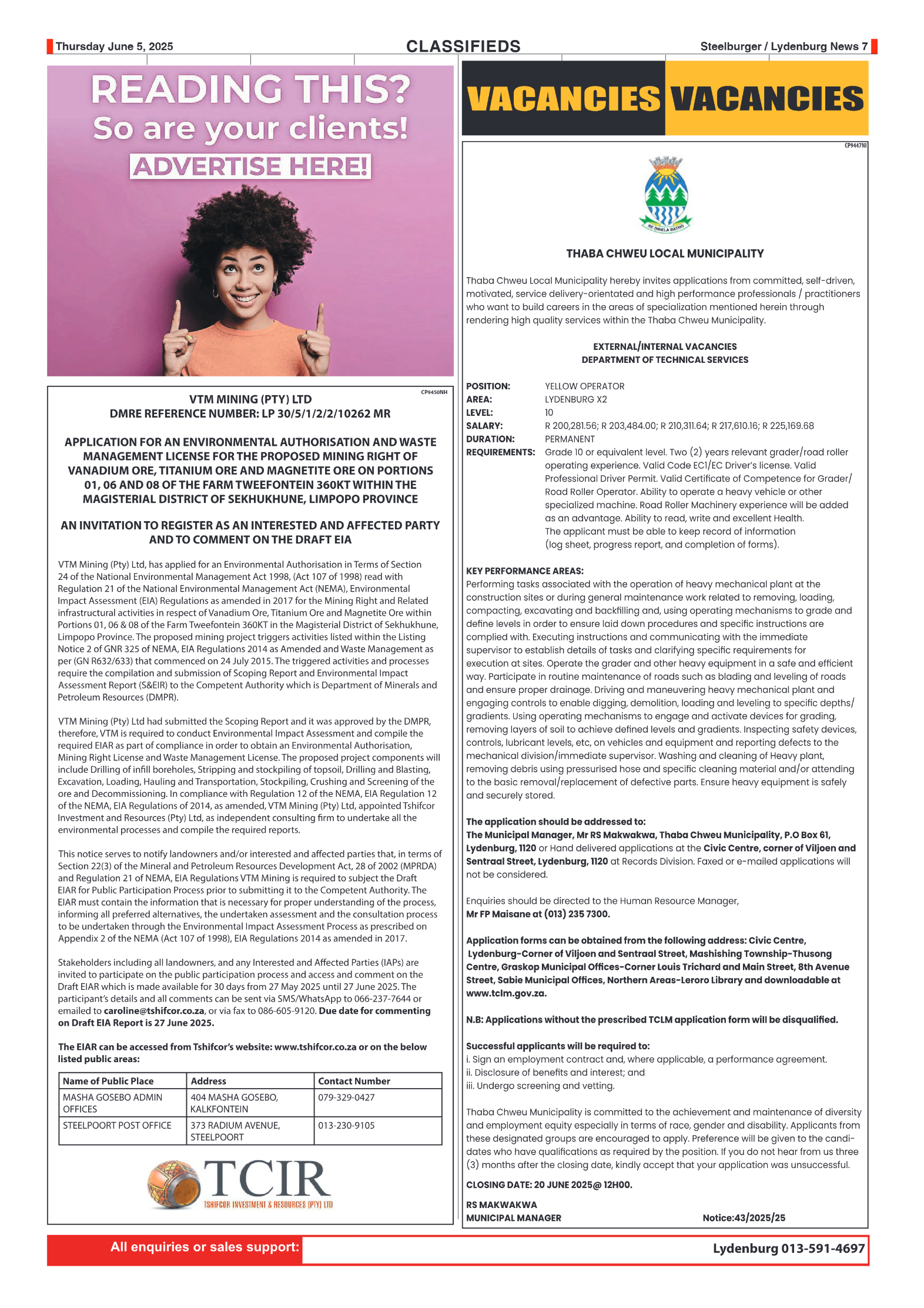 Steelburger News 5 June 2025 page 7