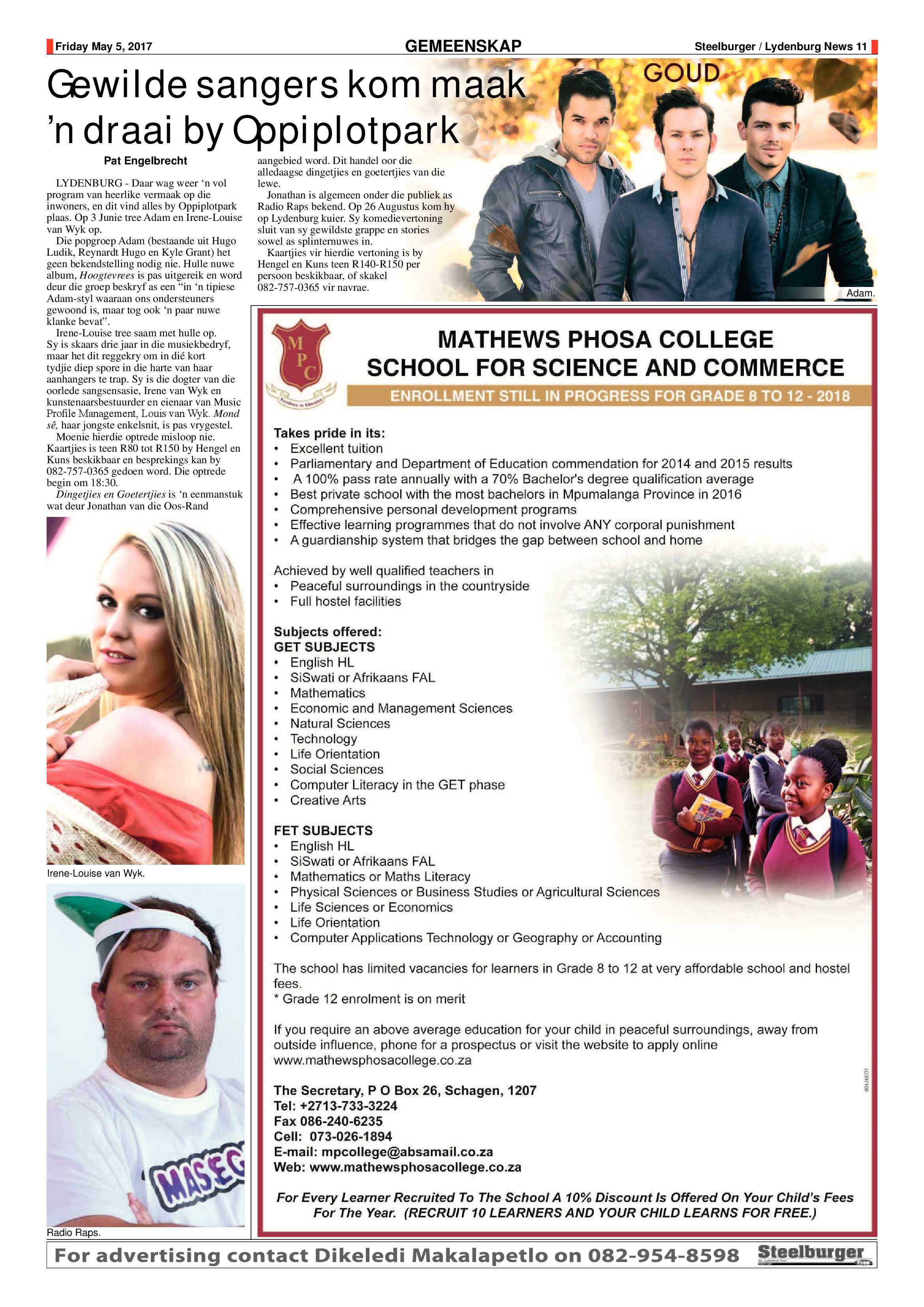 Steelburger News 5 May 2017 page 12