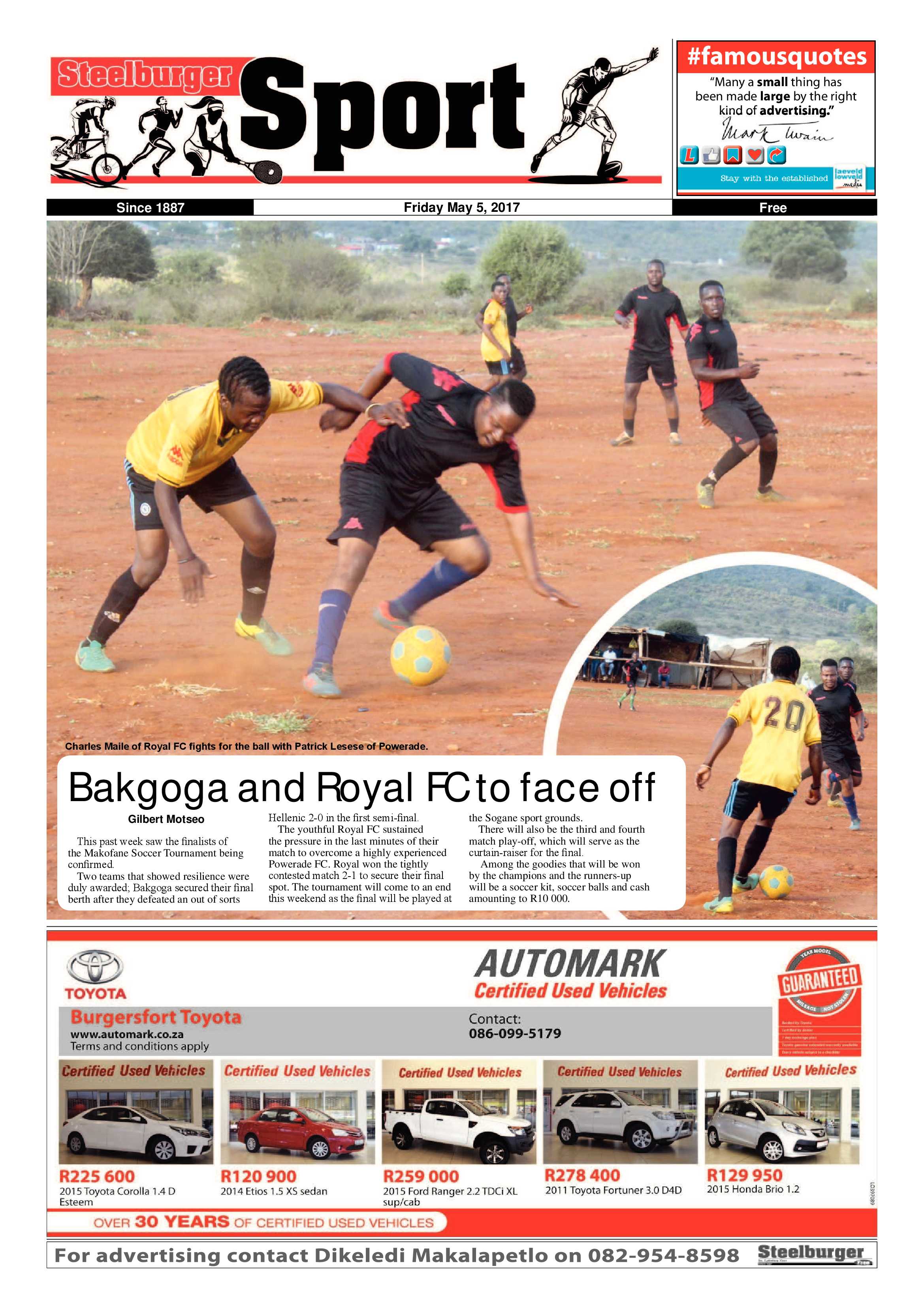 Steelburger News 5 May 2017 page 19