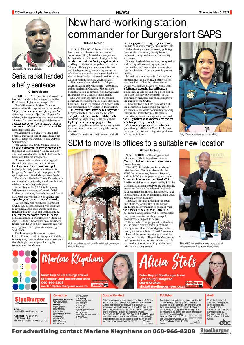 Steelburger News 5 May 2022 page 2