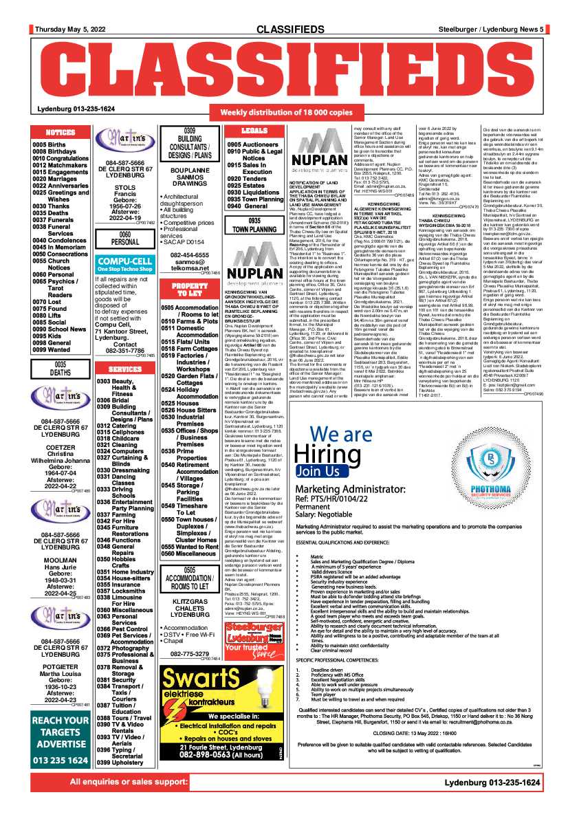 Steelburger News 5 May 2022 page 5