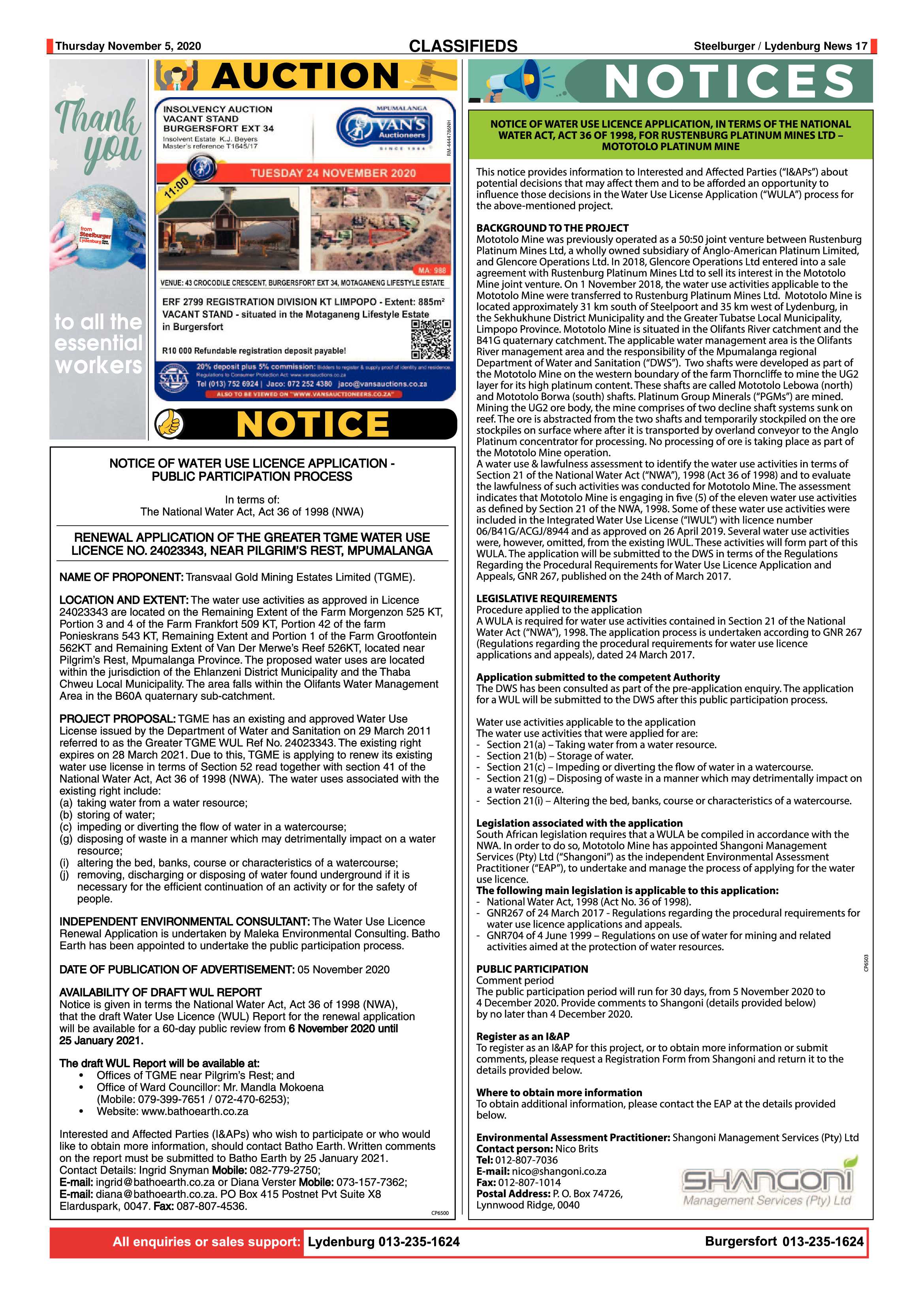 Steelburger News 5 November 2020 page 17