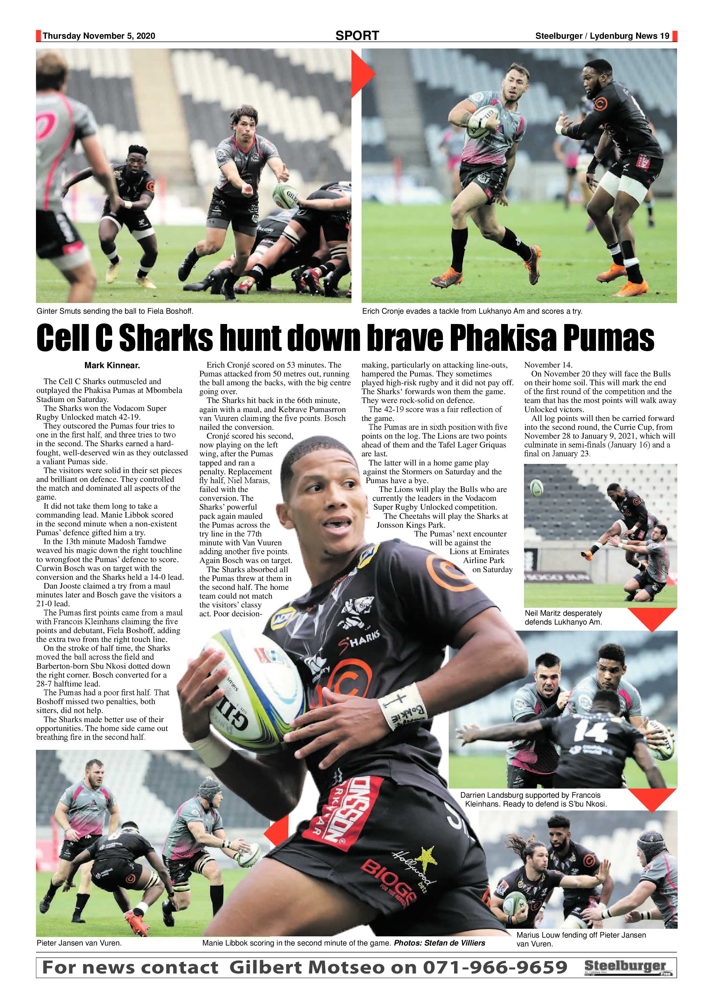 Steelburger News 5 November 2020 page 19
