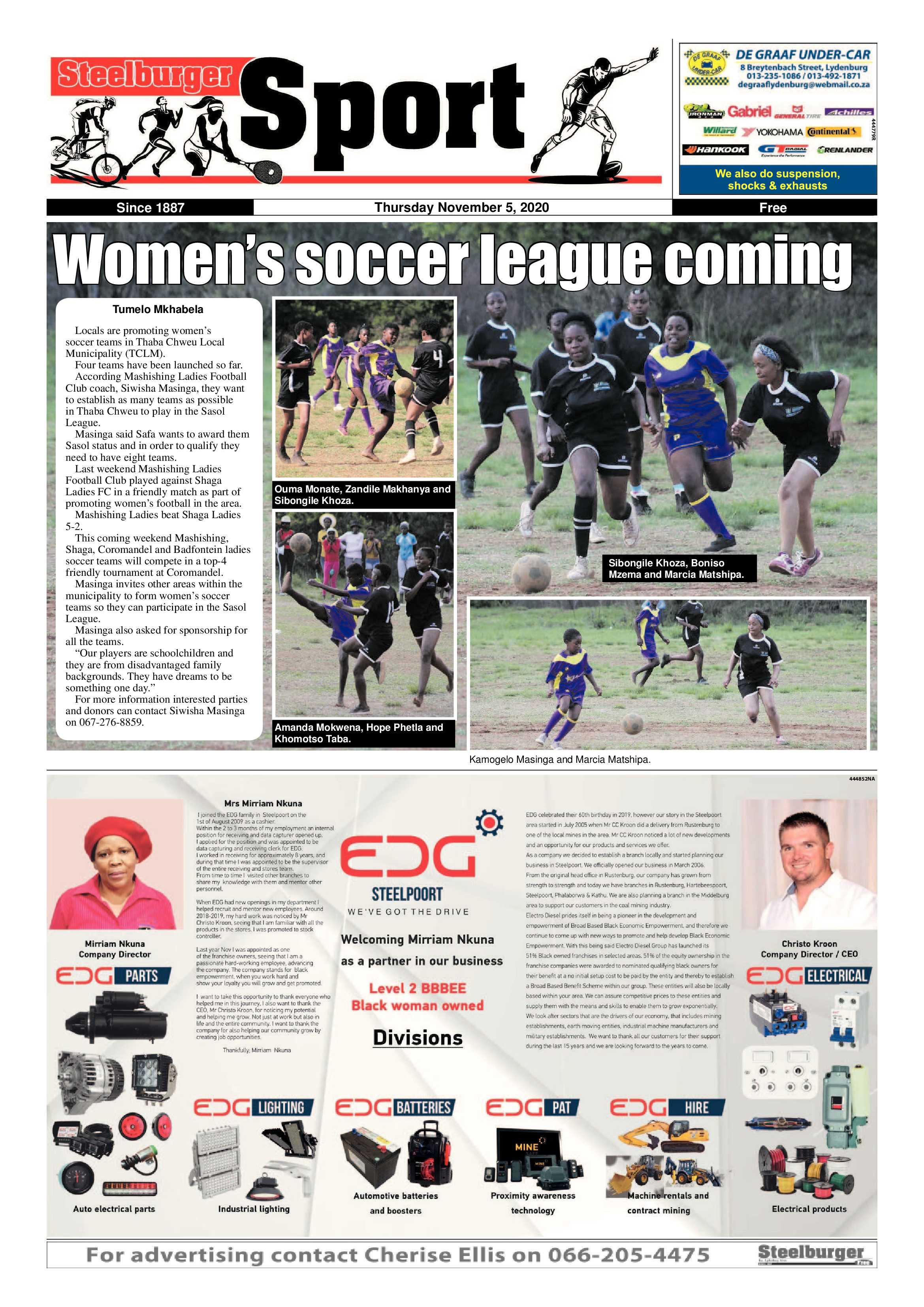 Steelburger News 5 November 2020 page 20