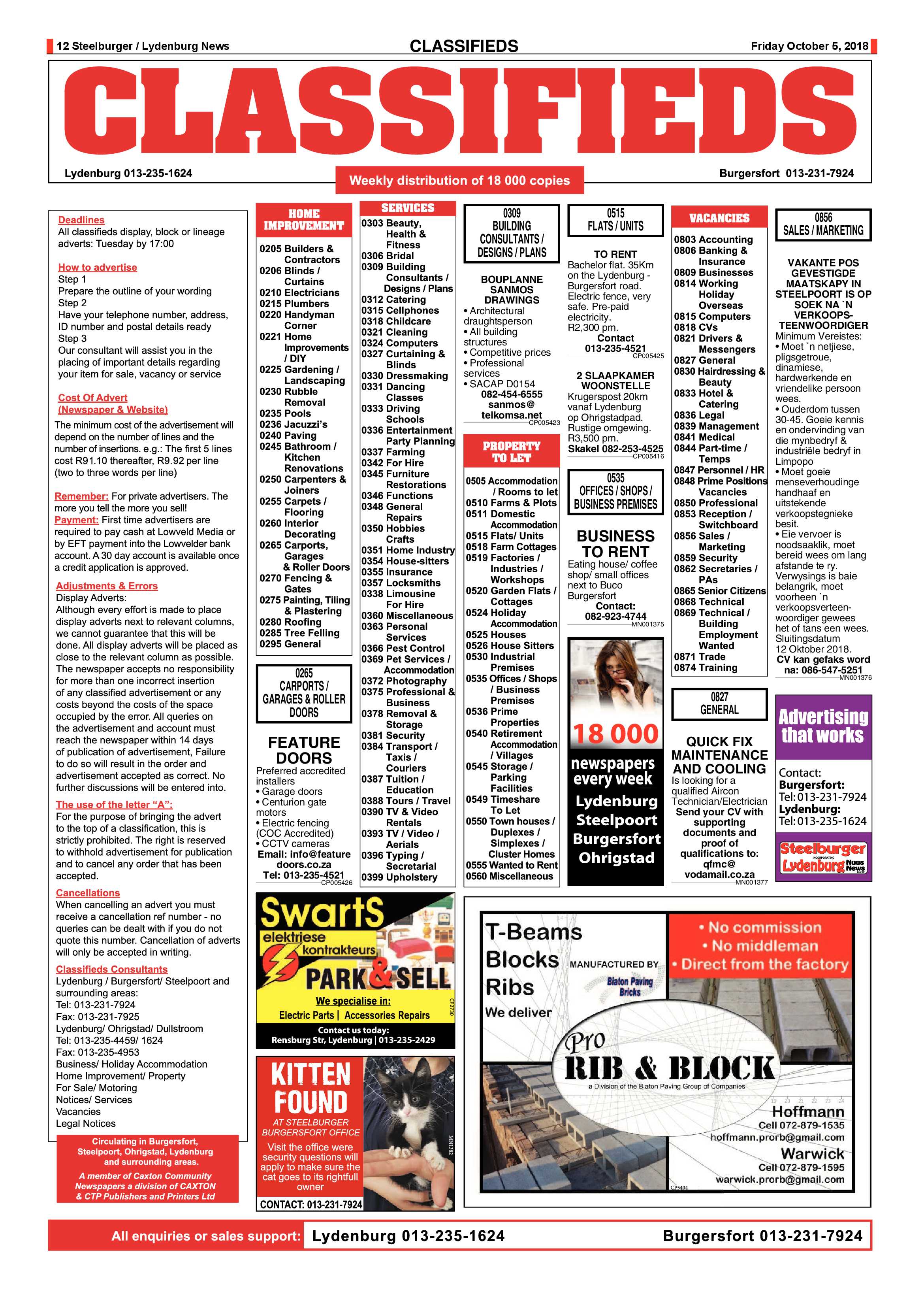 Steelburger News 5 October 2018 page 12
