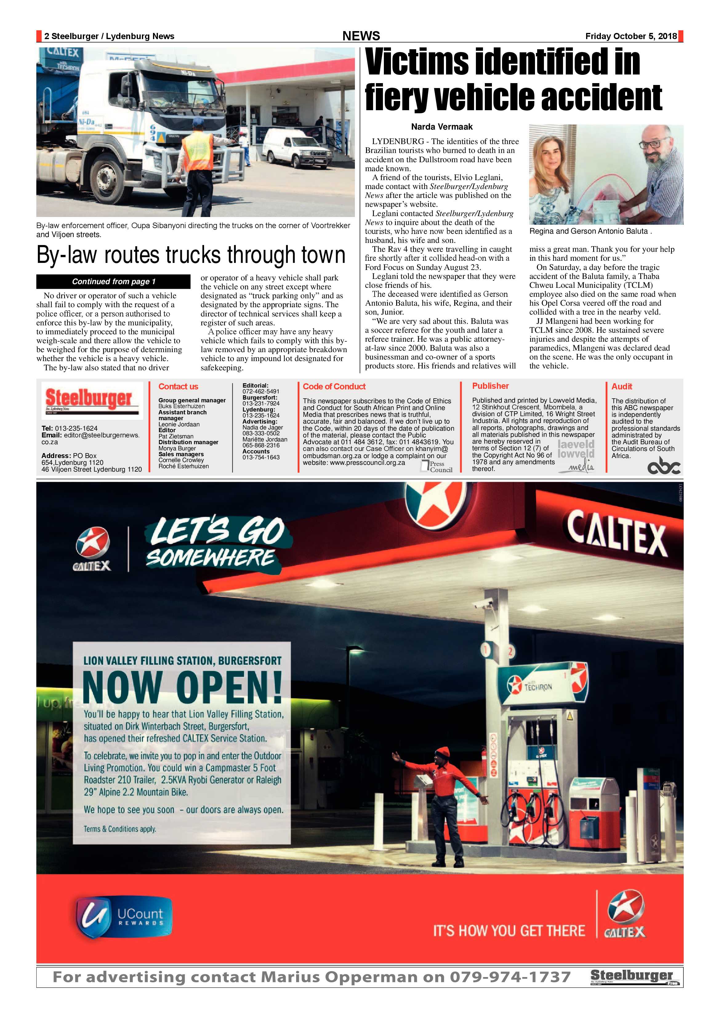 Steelburger News 5 October 2018 page 2