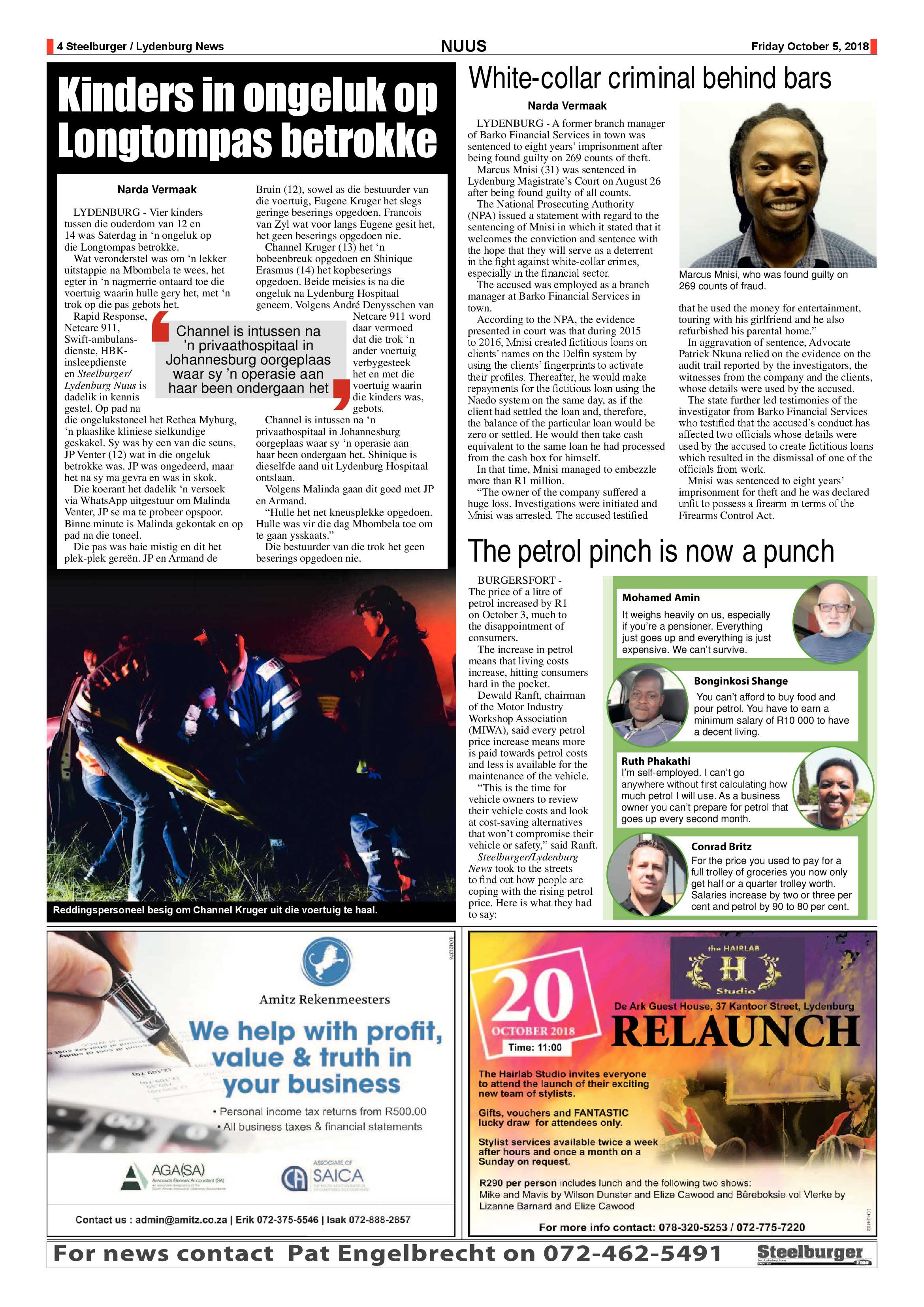 Steelburger News 5 October 2018 page 4