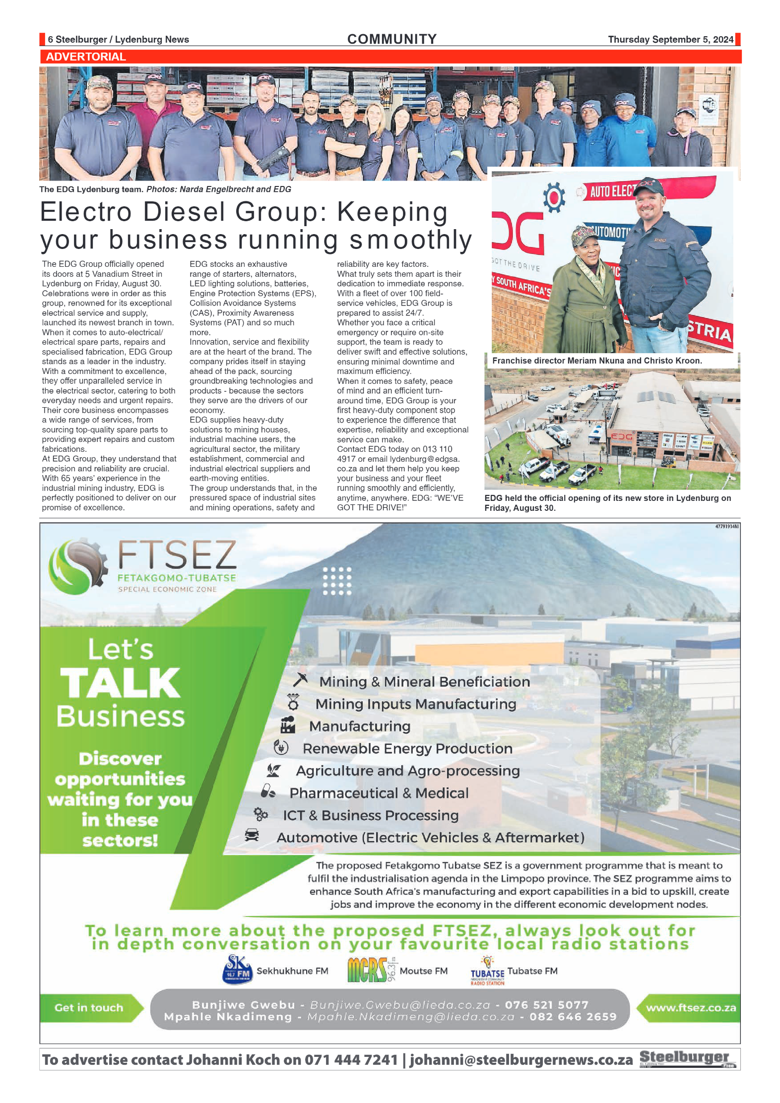 Steelburger News 5 September 2024 page 6