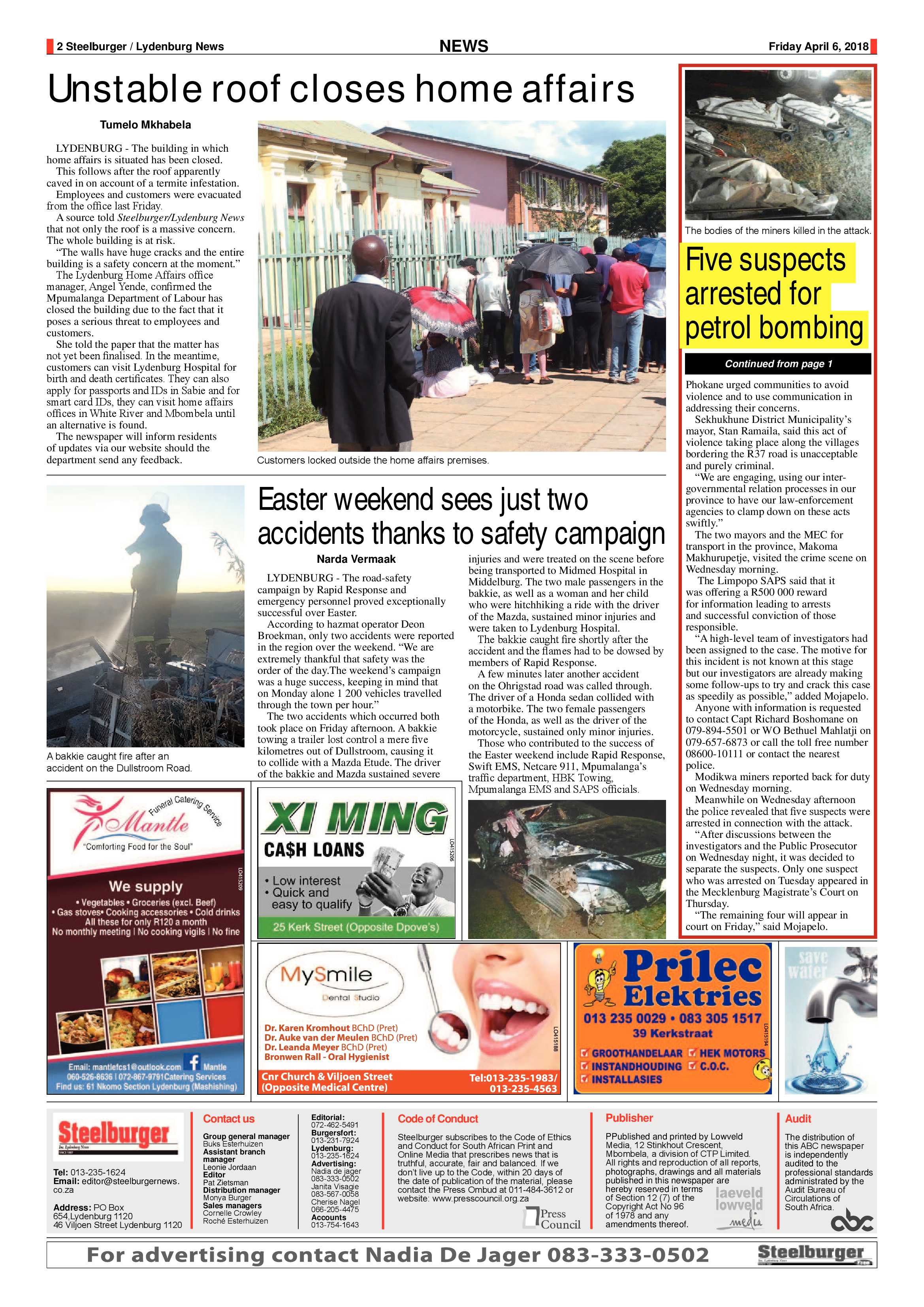 Steelburger News 6 April 2018 page 2