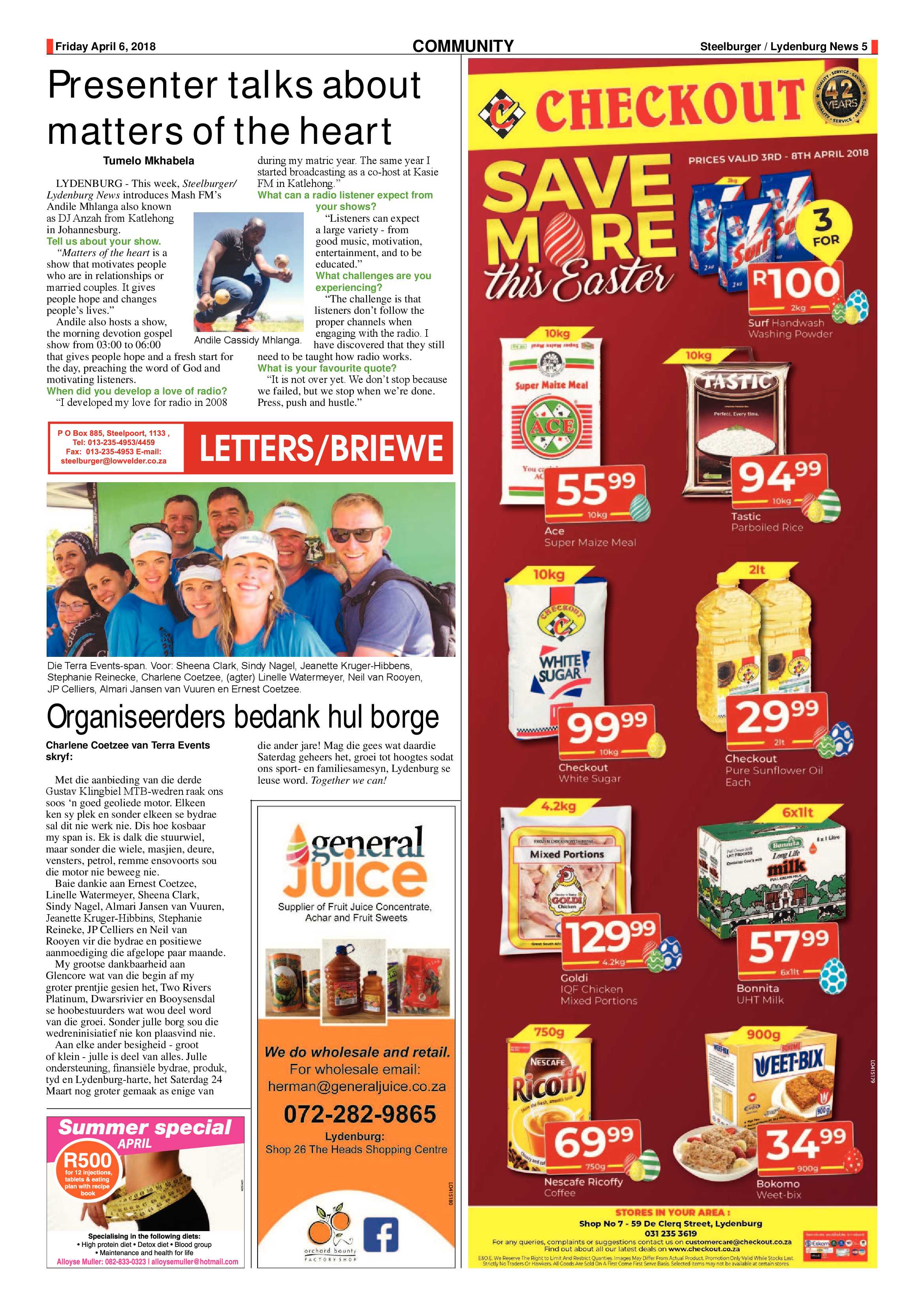 Steelburger News 6 April 2018 page 5