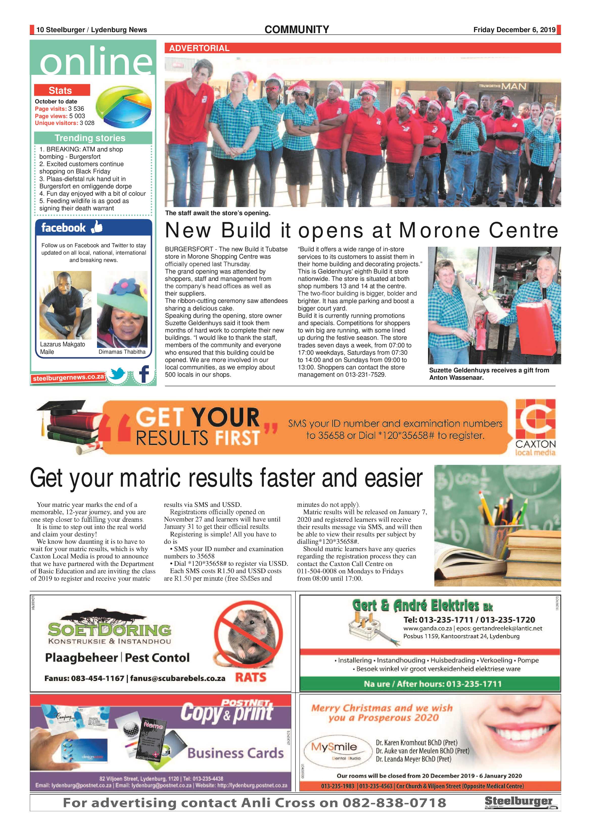 Steelburger News 6 December 2019 page 10