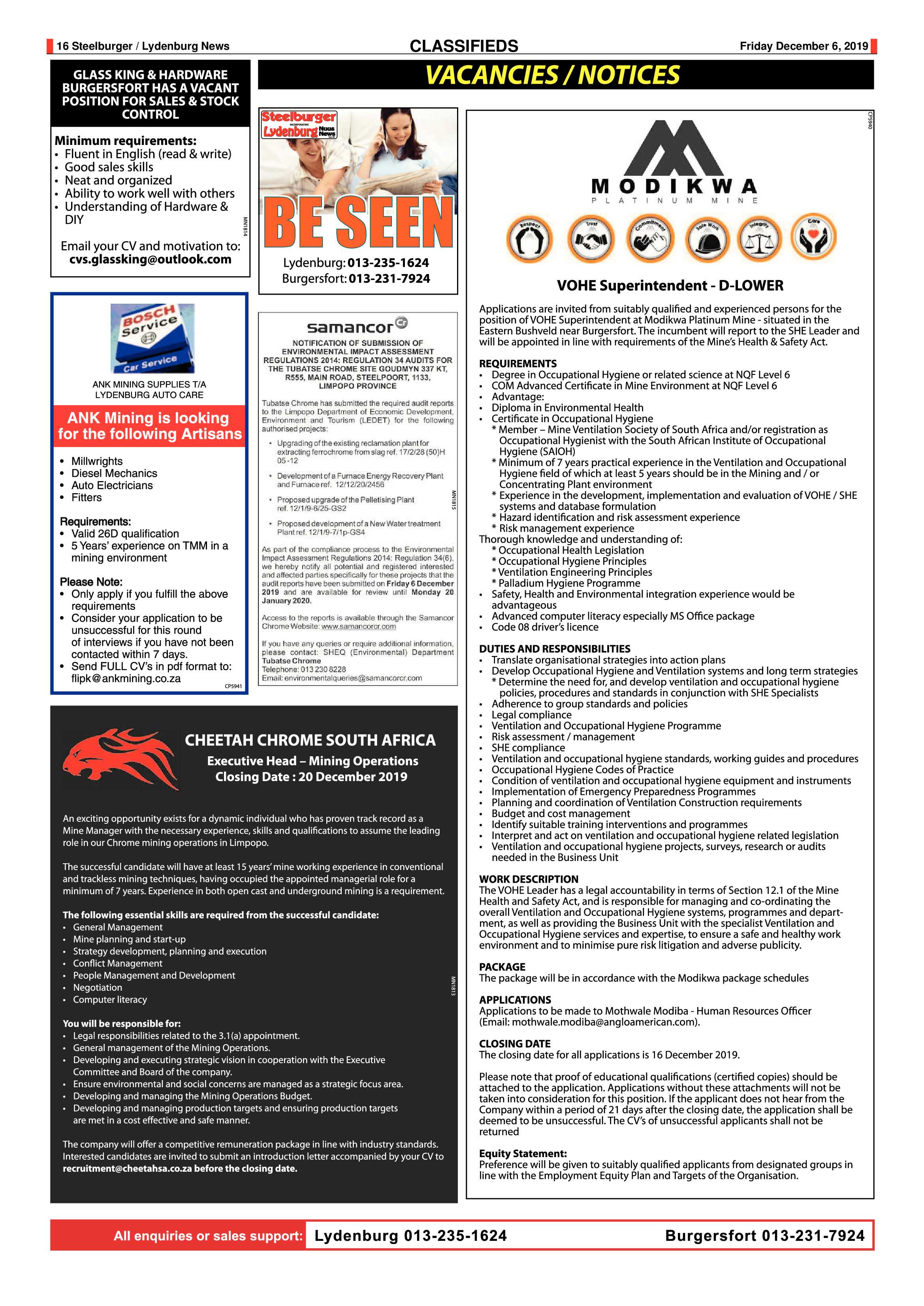 Steelburger News 6 December 2019 page 16