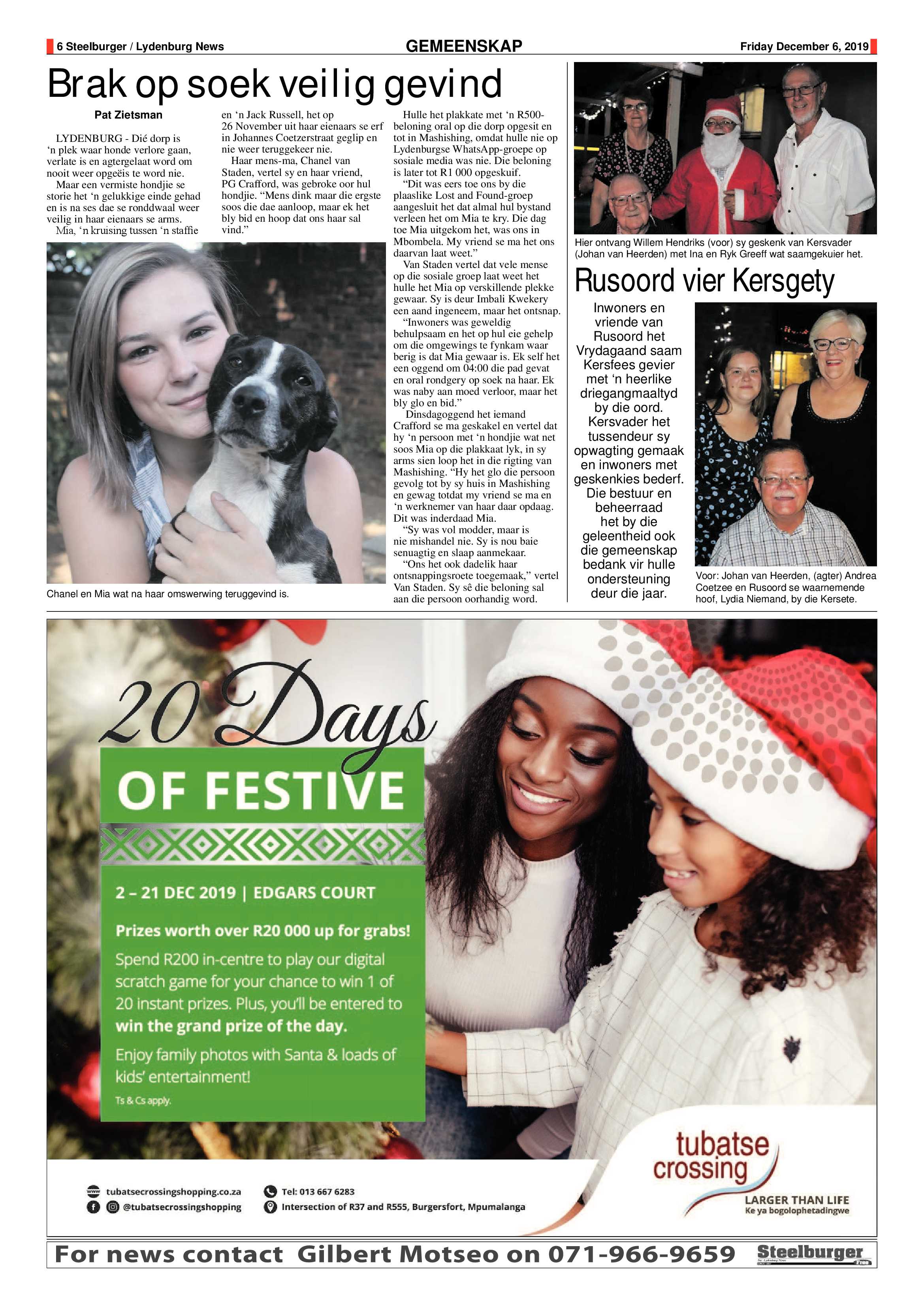 Steelburger News 6 December 2019 page 6