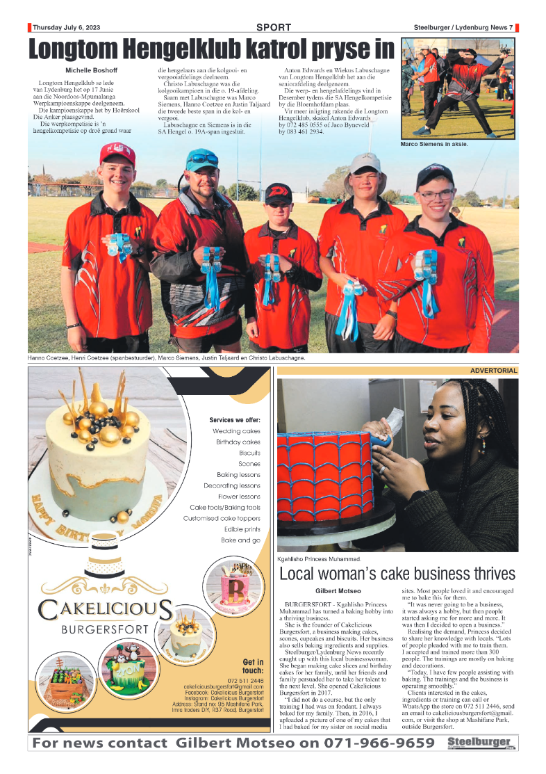 Steelburger news 6 July 2023 page 7