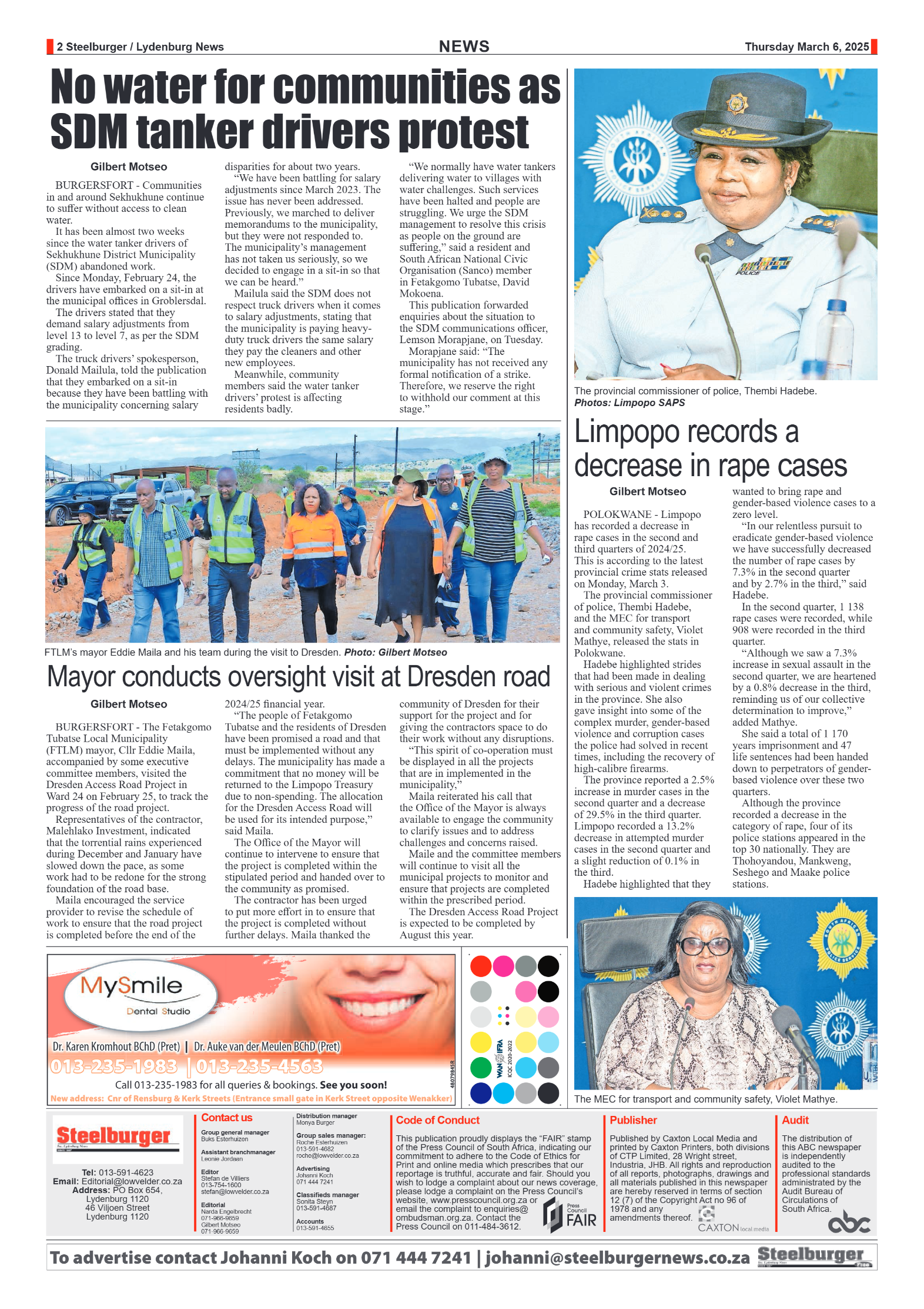 Steelburger News 6 March 2025 page 2