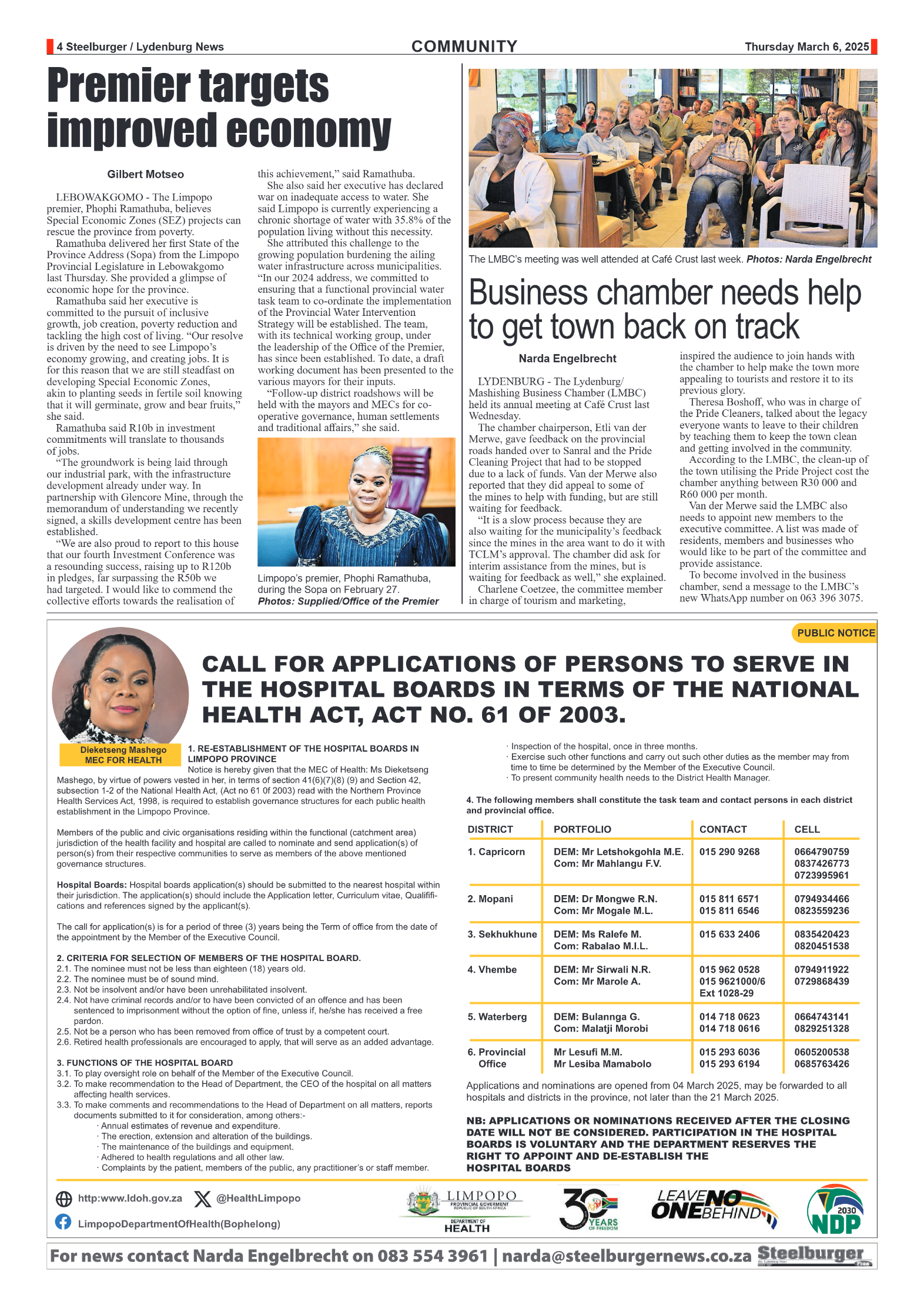 Steelburger News 6 March 2025 page 4