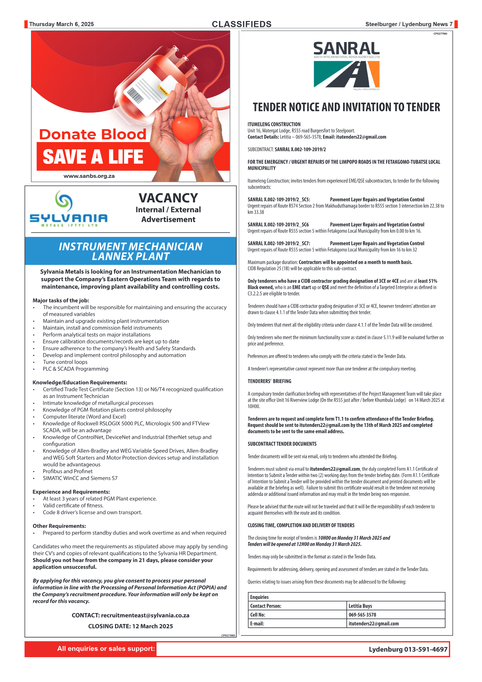 Steelburger News 6 March 2025 page 7