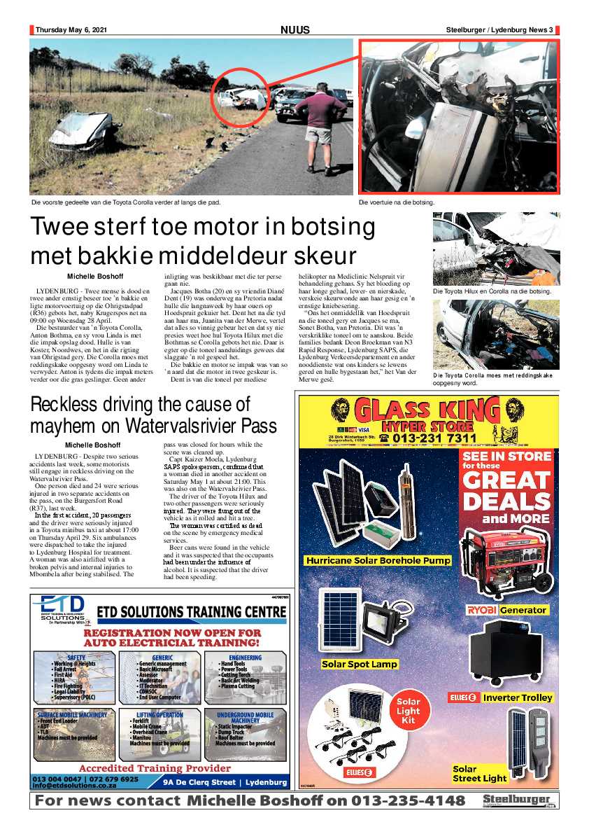 Steelburger News 6 May 2021 page 3
