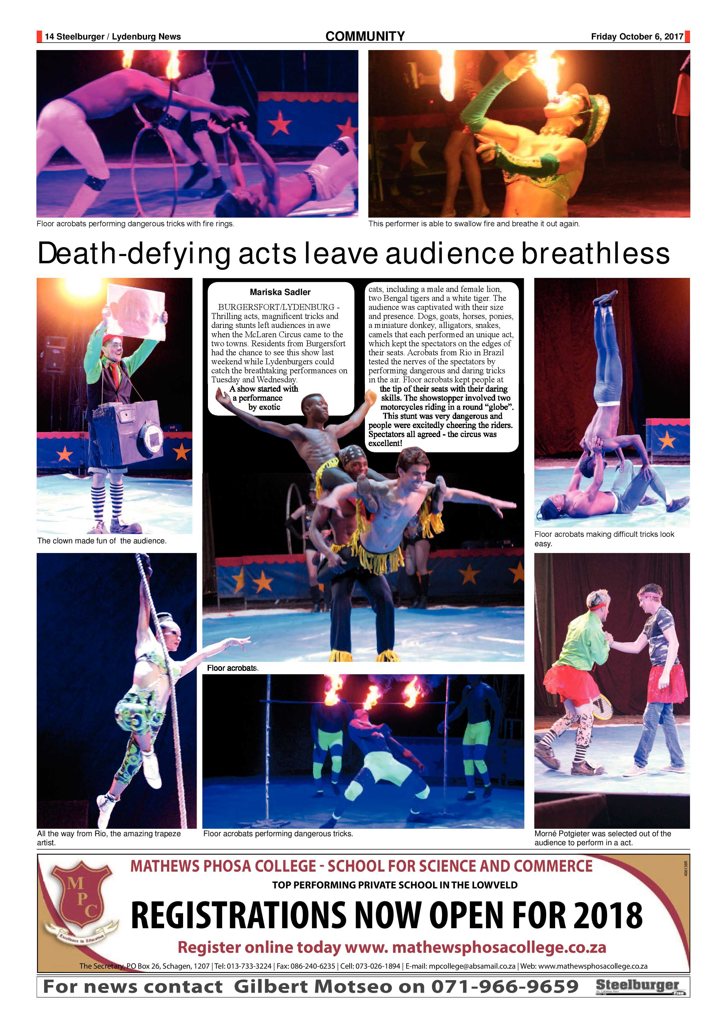 Steelburger News 6 October 2017 page 14
