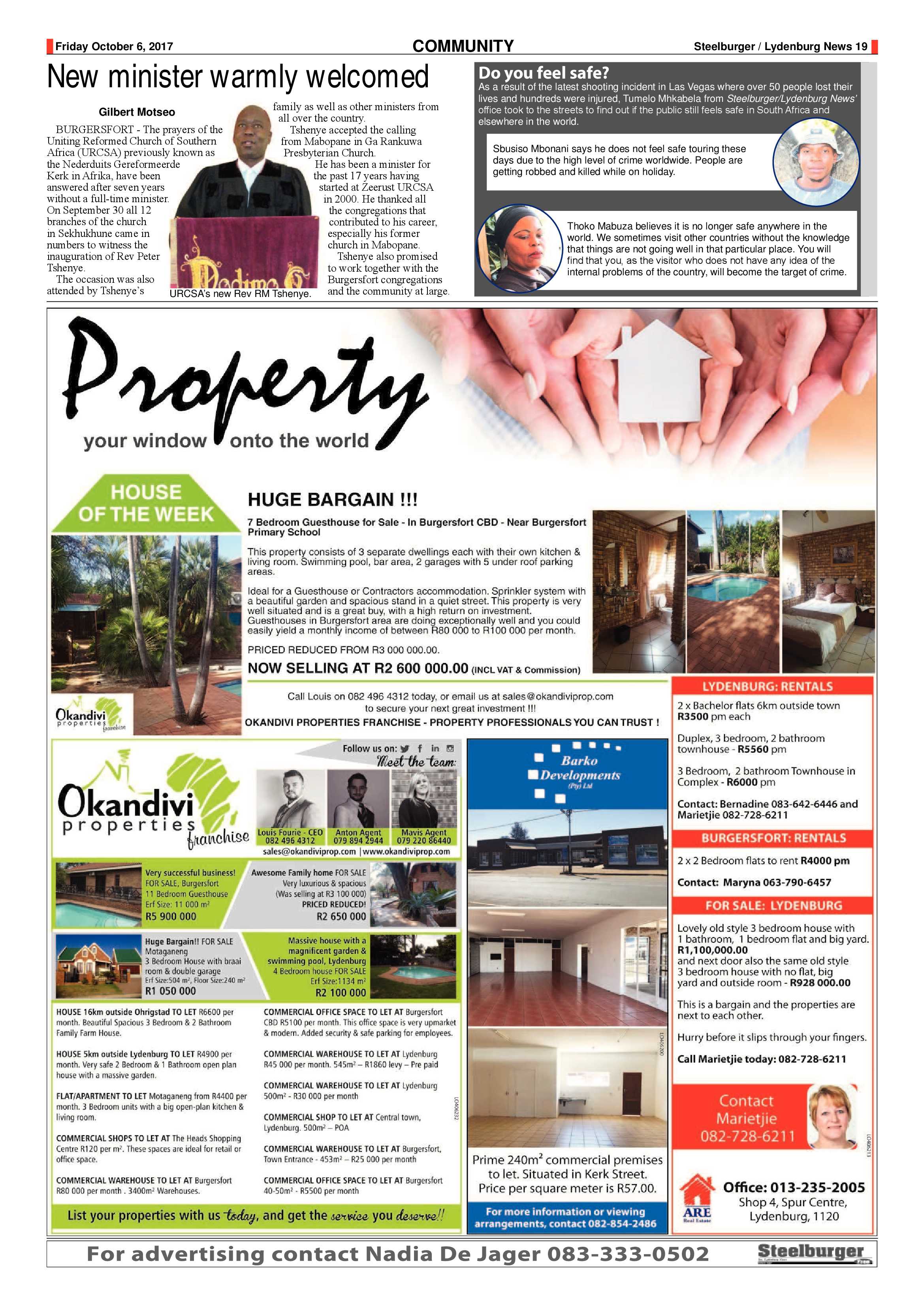Steelburger News 6 October 2017 page 19
