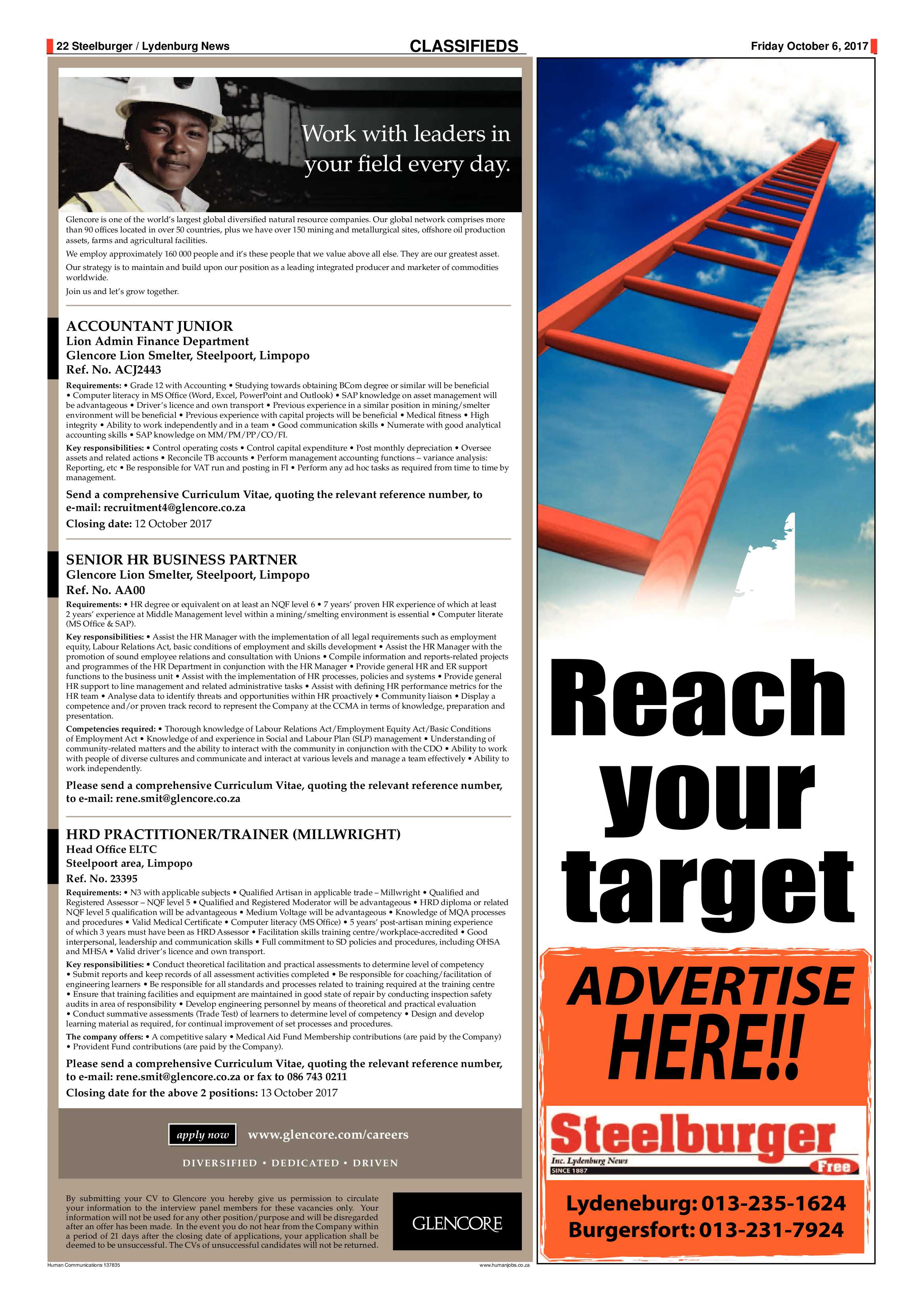 Steelburger News 6 October 2017 page 22