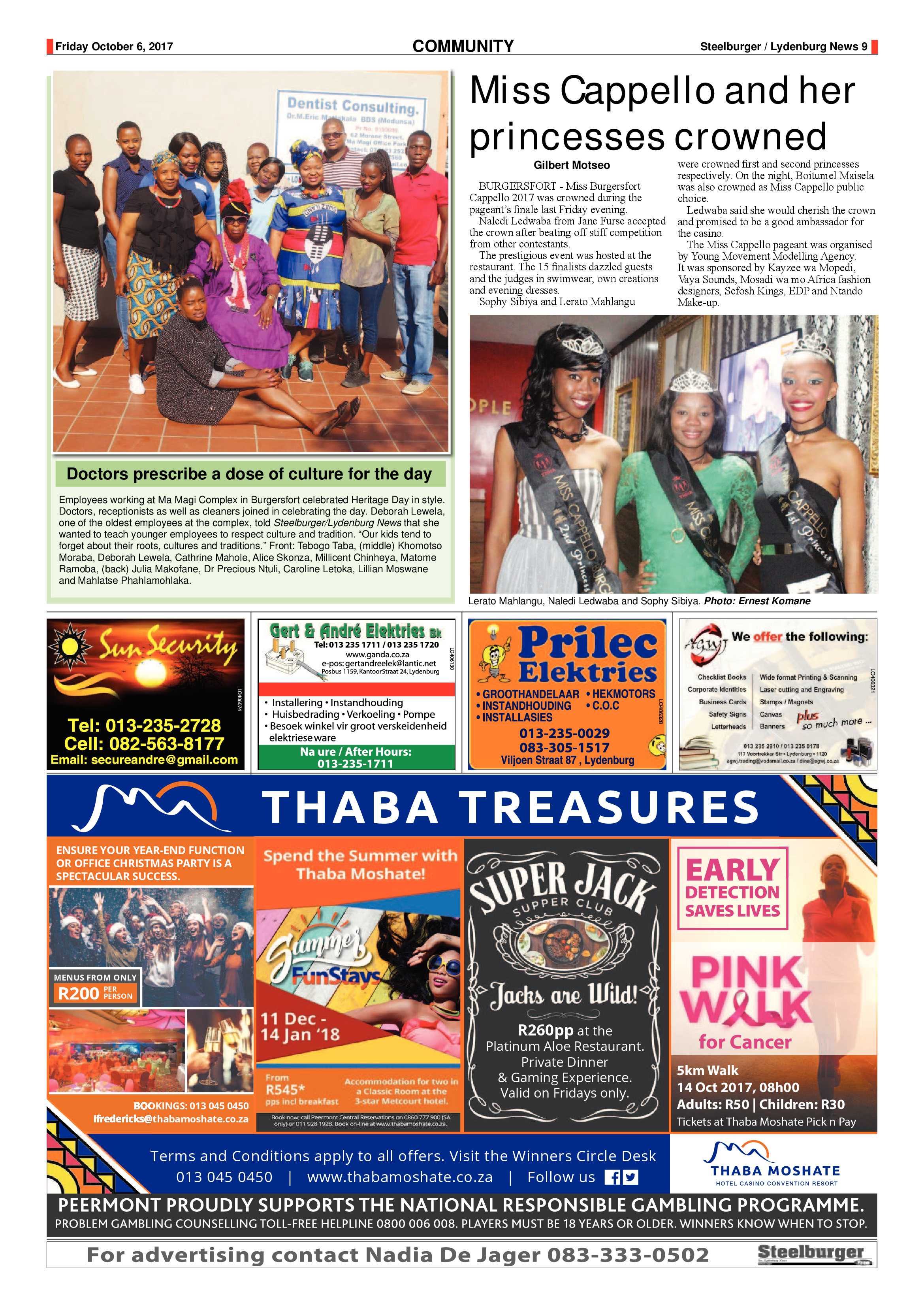 Steelburger News 6 October 2017 page 9