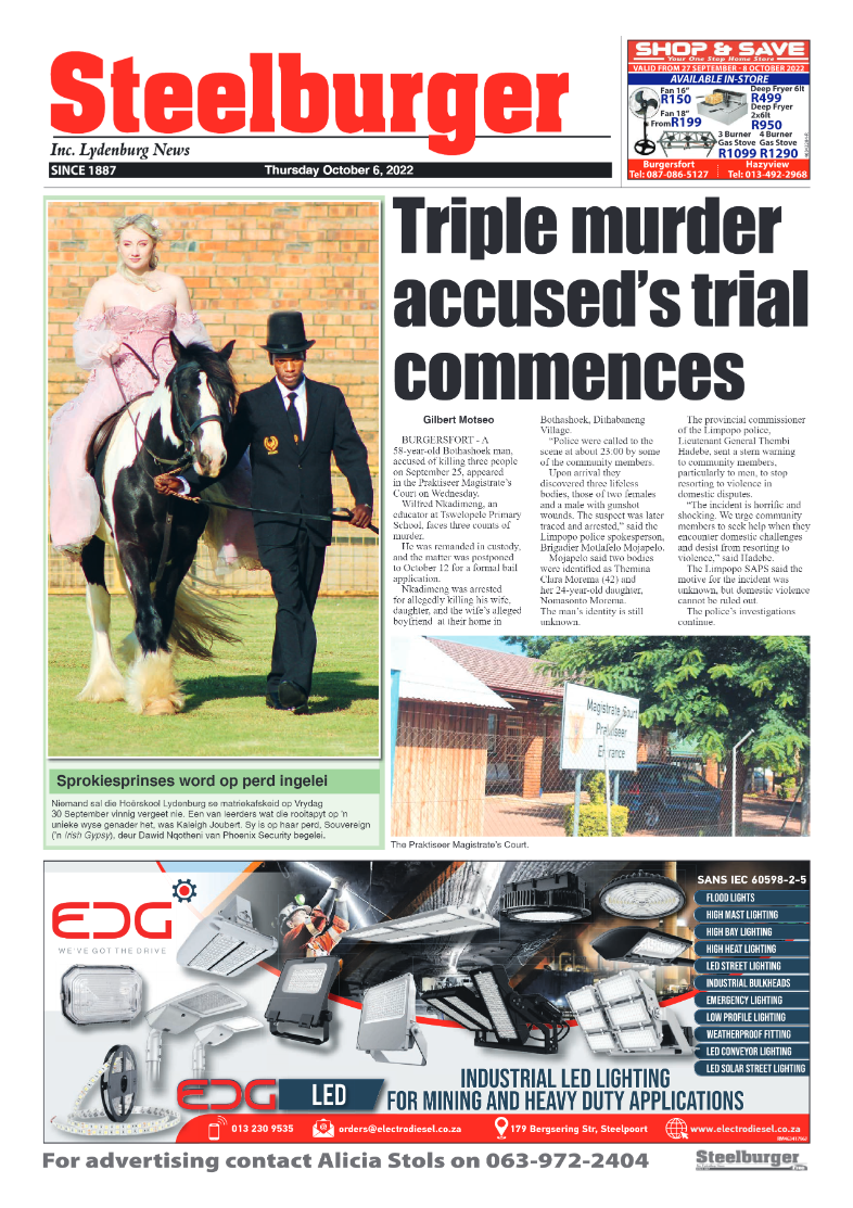 Steelburger 6 October 2022 page 1