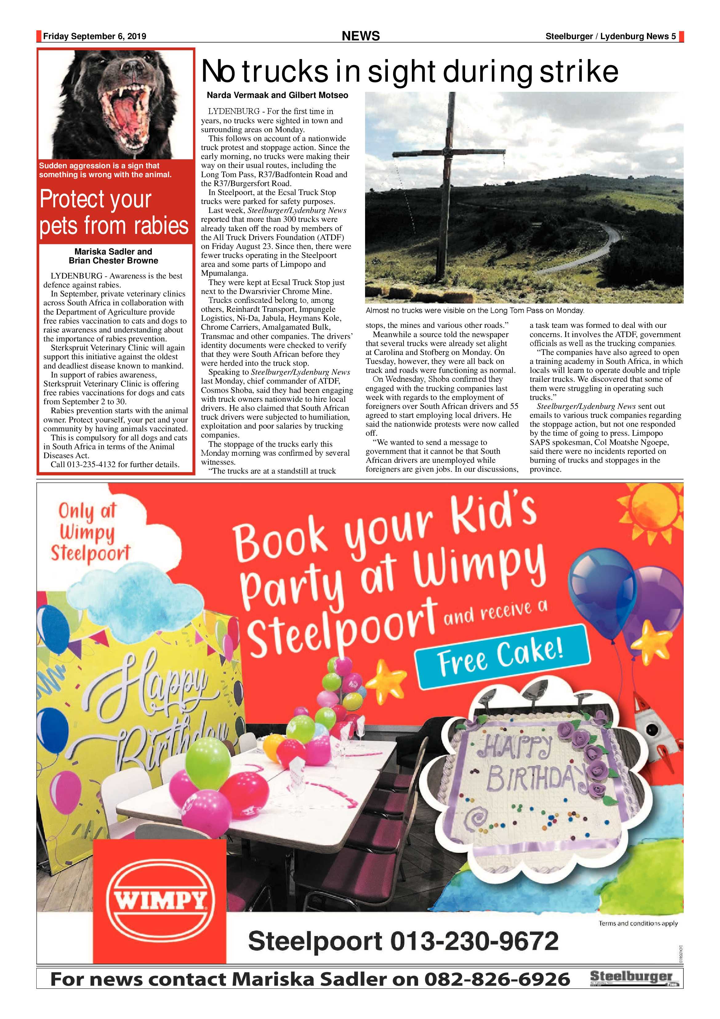 Steelburger News 6 September 2019 page 5