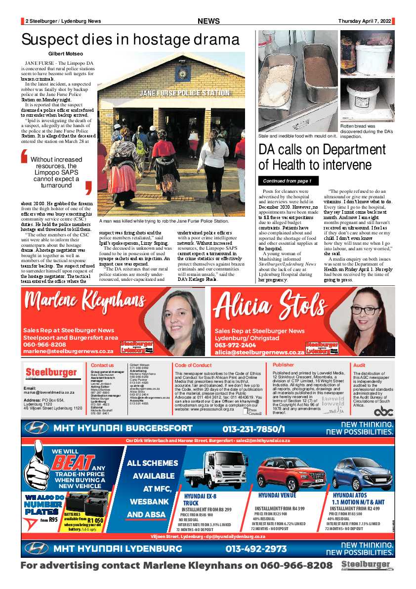 Steelburger News 7 April 2022 page 2