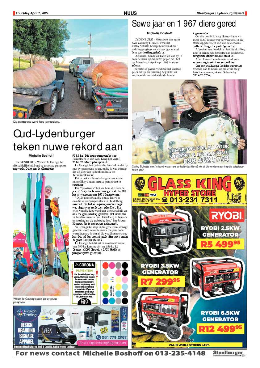 Steelburger News 7 April 2022 page 3