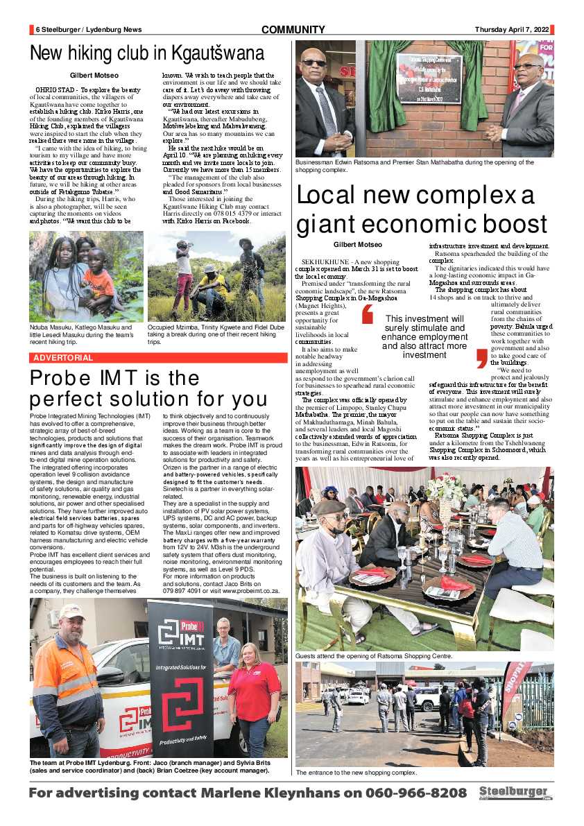 Steelburger News 7 April 2022 page 6