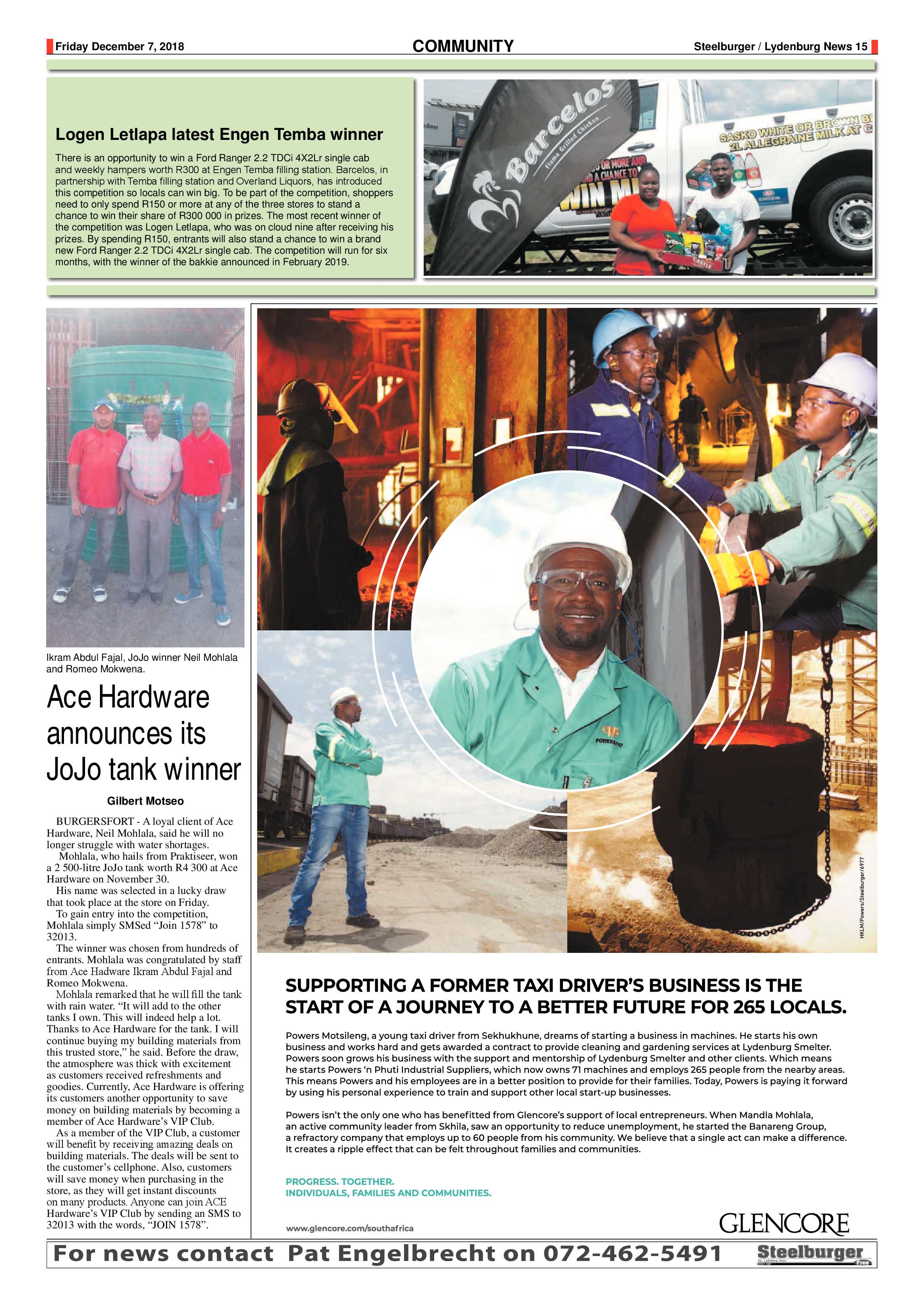 Steelburger News 7 December 2018 page 15