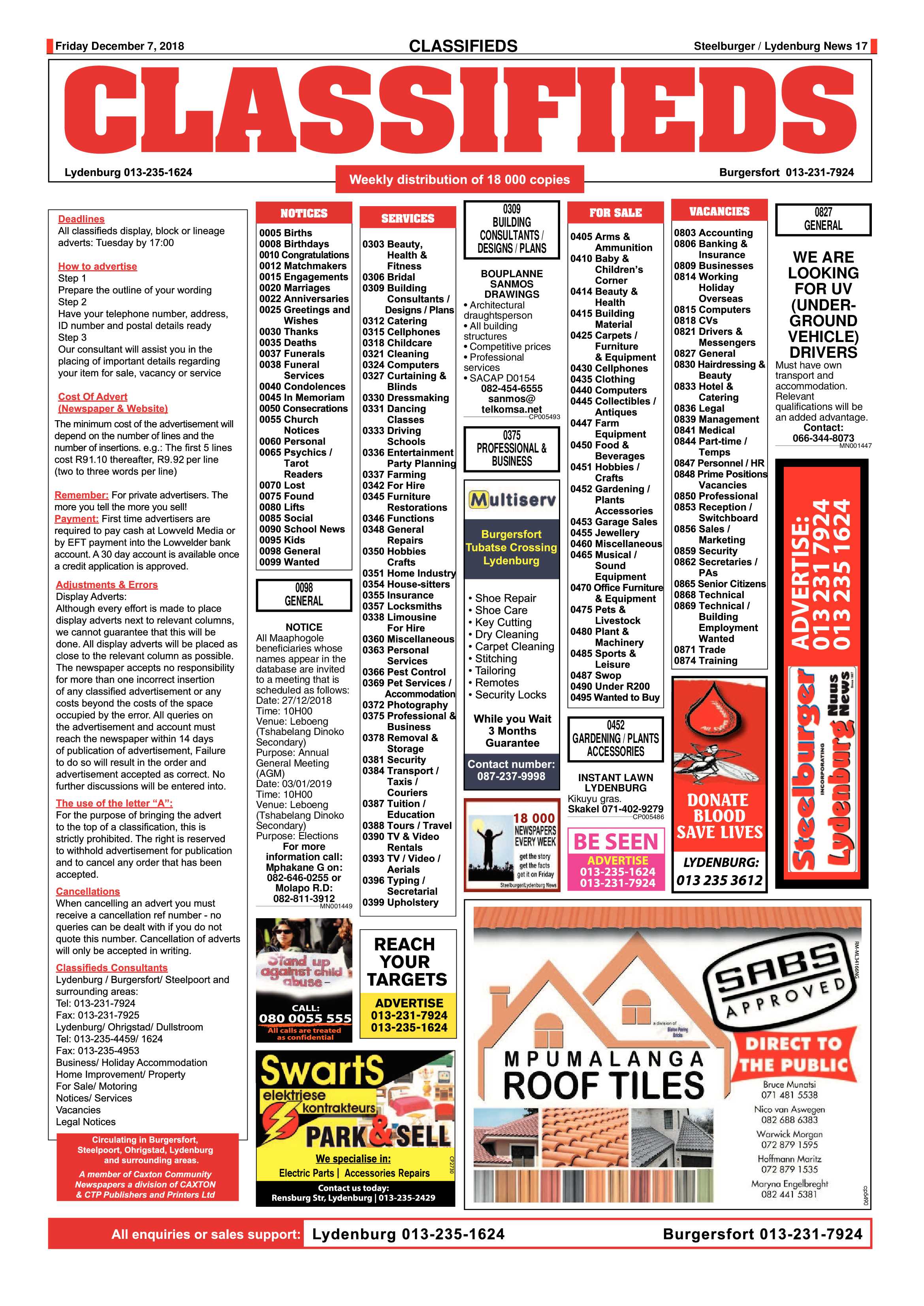 Steelburger News 7 December 2018 page 17