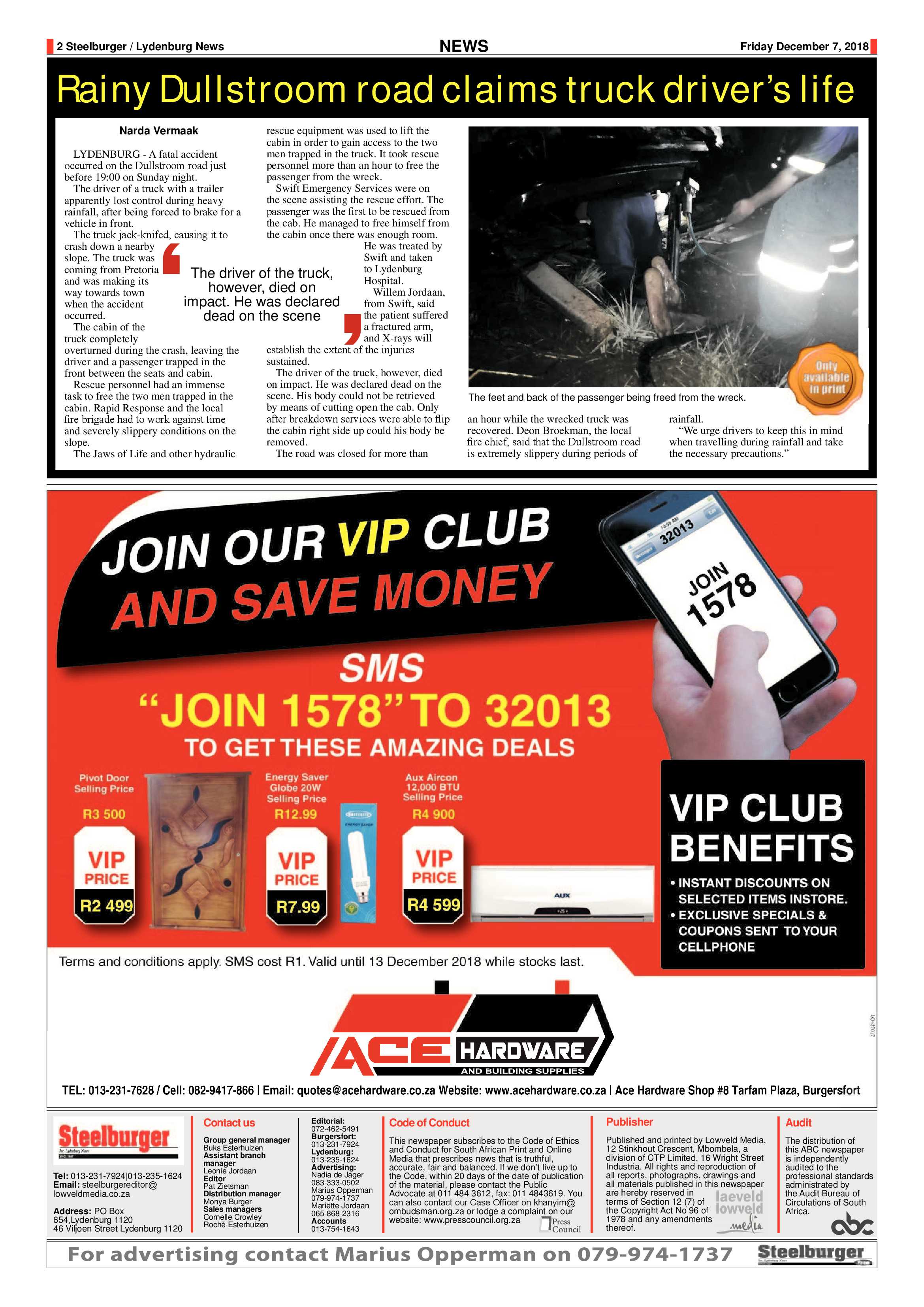 Steelburger News 7 December 2018 page 2